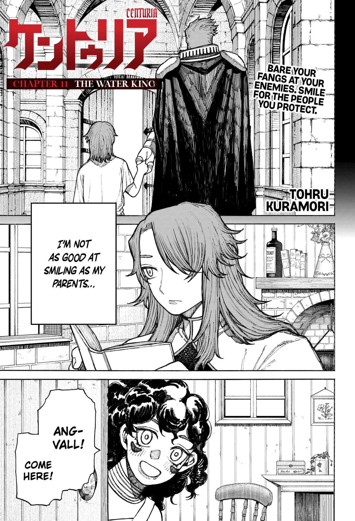 Centuria Manga Chapter 11 page 3 - Water King scene