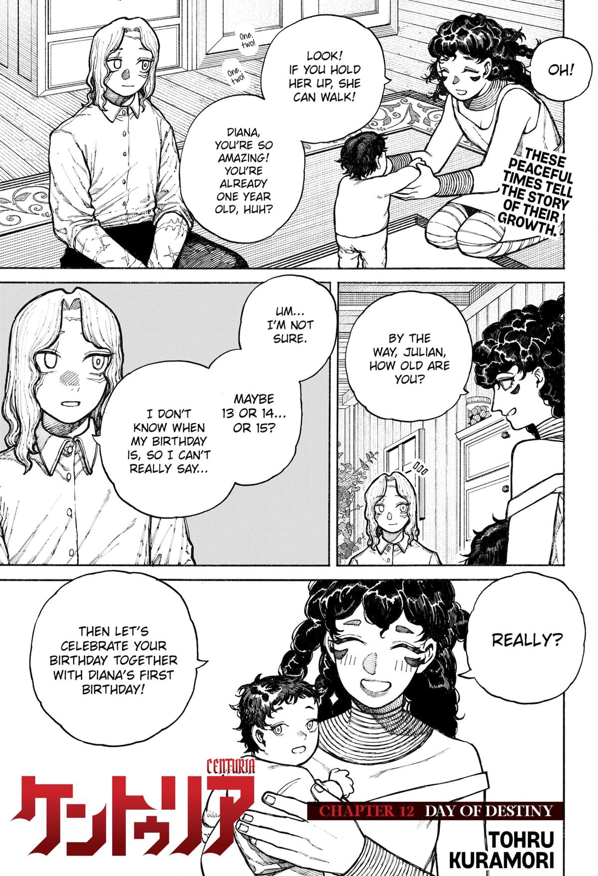 Centuria Manga Chapter 12 page 1 - Day of Destiny scene