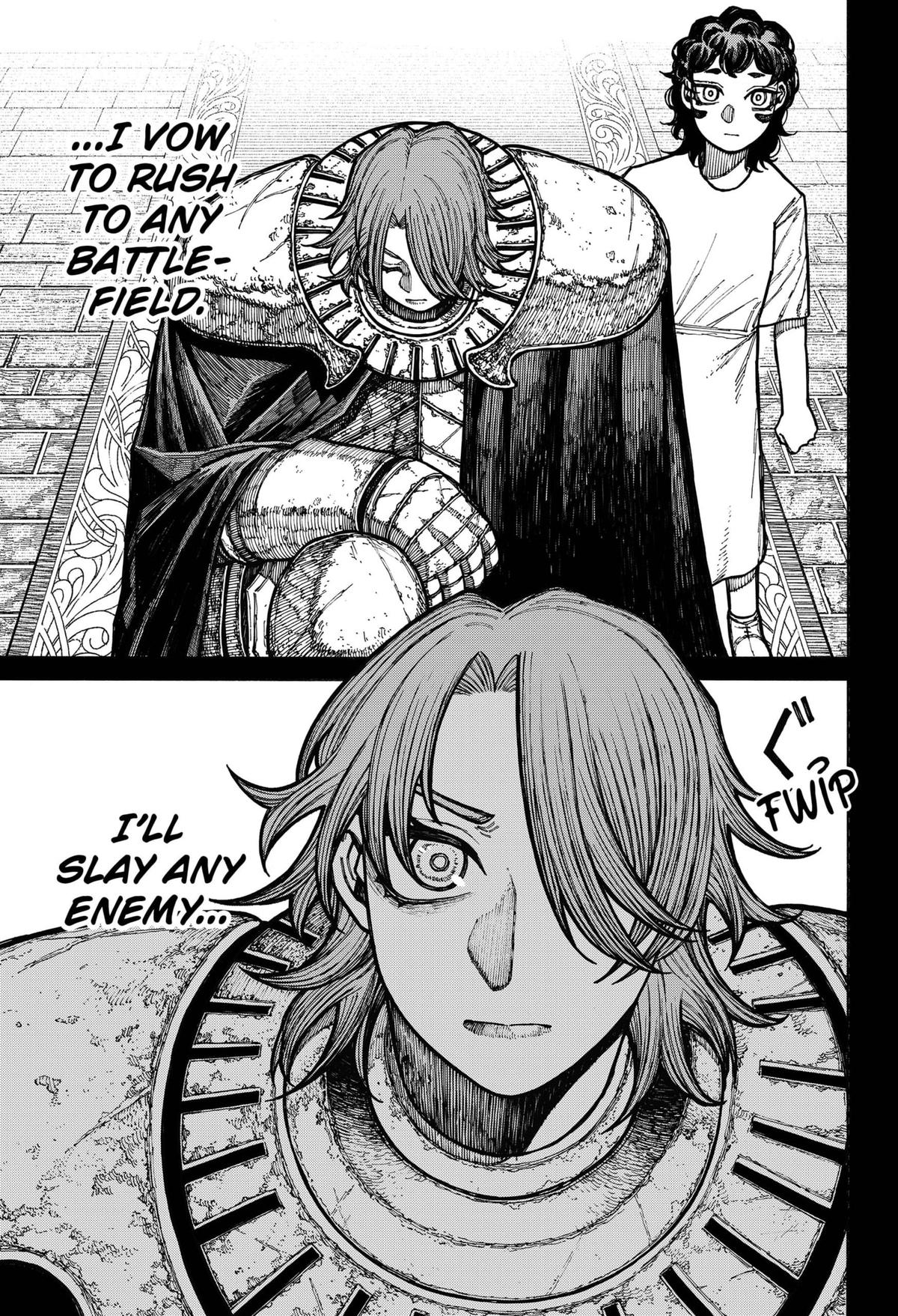 Centuria Manga Chapter 13 page 9 - A World Engulfed in Flames scene