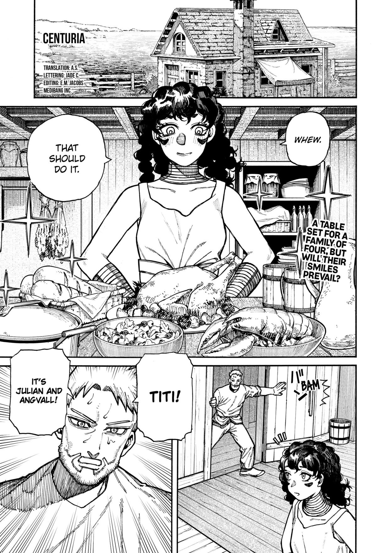 Centuria Manga Chapter 14 page 1 - Why He Won't Fight scene