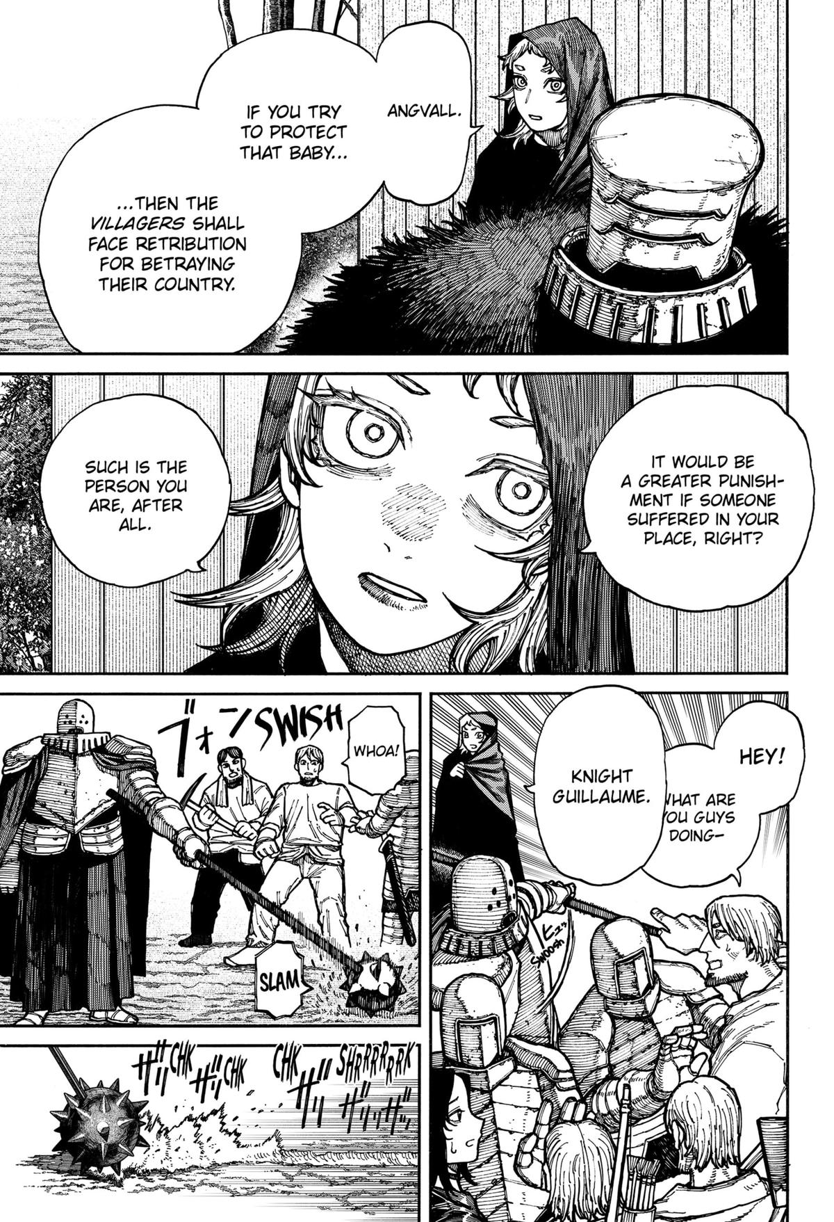 Centuria Manga Chapter 14 page 3 - Why He Won't Fight scene
