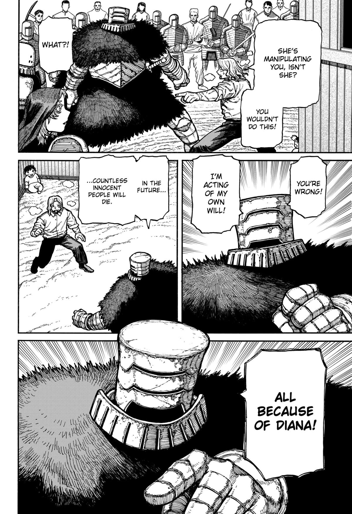 Centuria Manga Chapter 14 page 6 - Why He Won't Fight scene