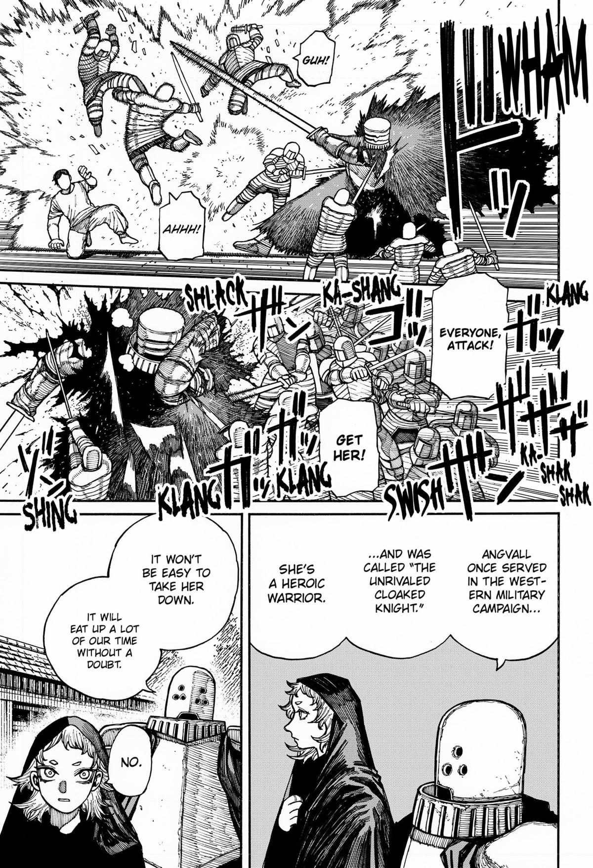 Centuria Manga Chapter 16 page 12 - Ironclad Guillaume scene