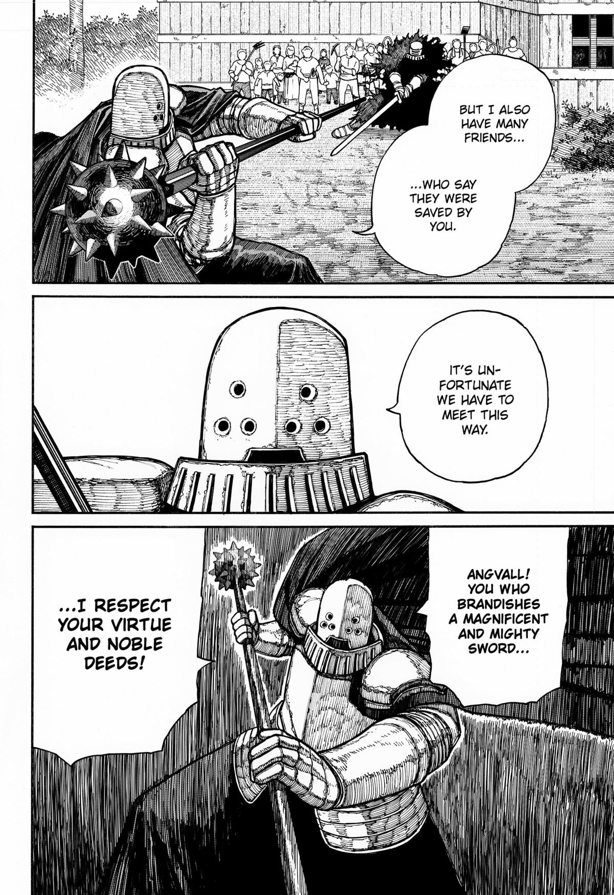 Centuria Manga Chapter 16 page 17 - Ironclad Guillaume scene