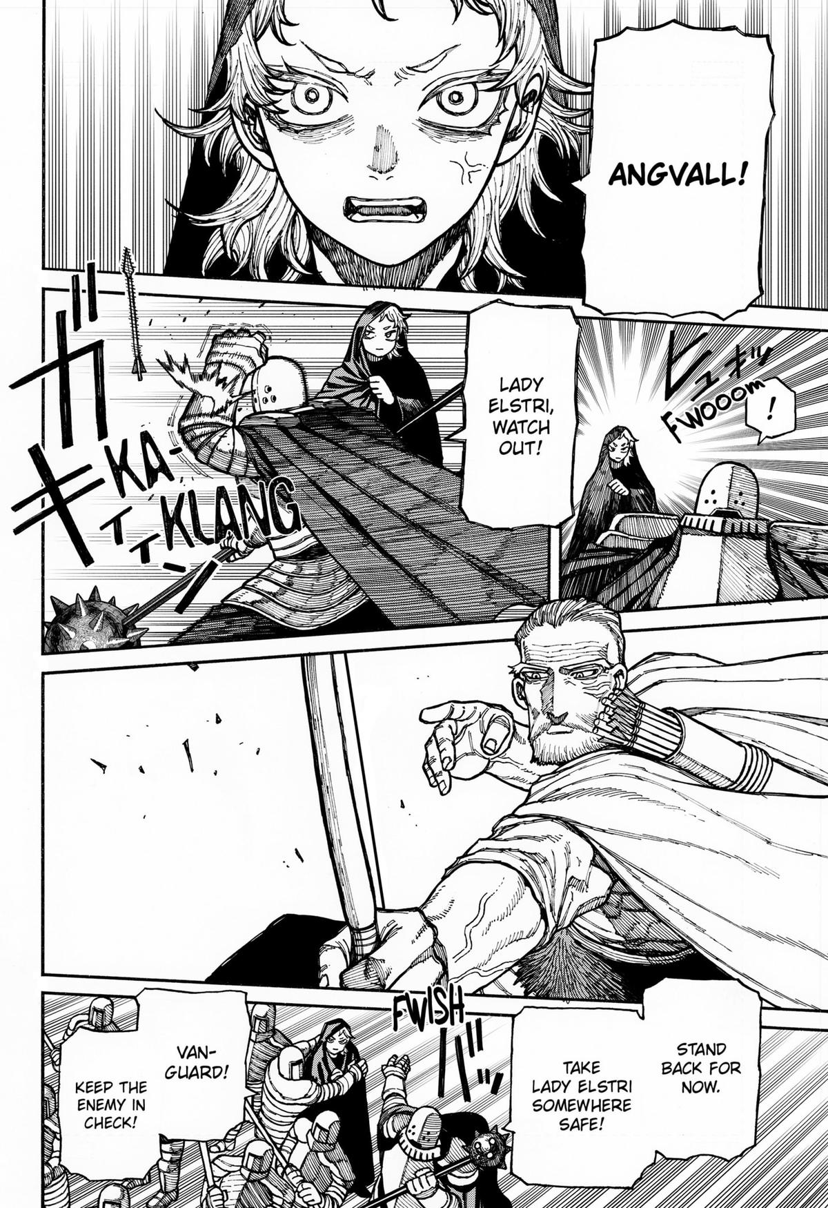 Centuria Manga Chapter 16 page 3 - Ironclad Guillaume scene