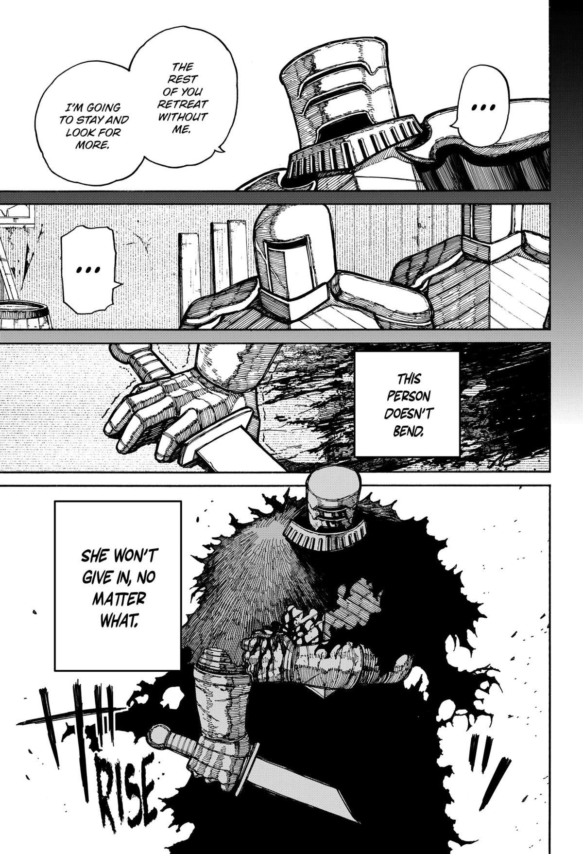 Centuria Manga Chapter 17 page 12 - Iron Heart, Iron Will scene
