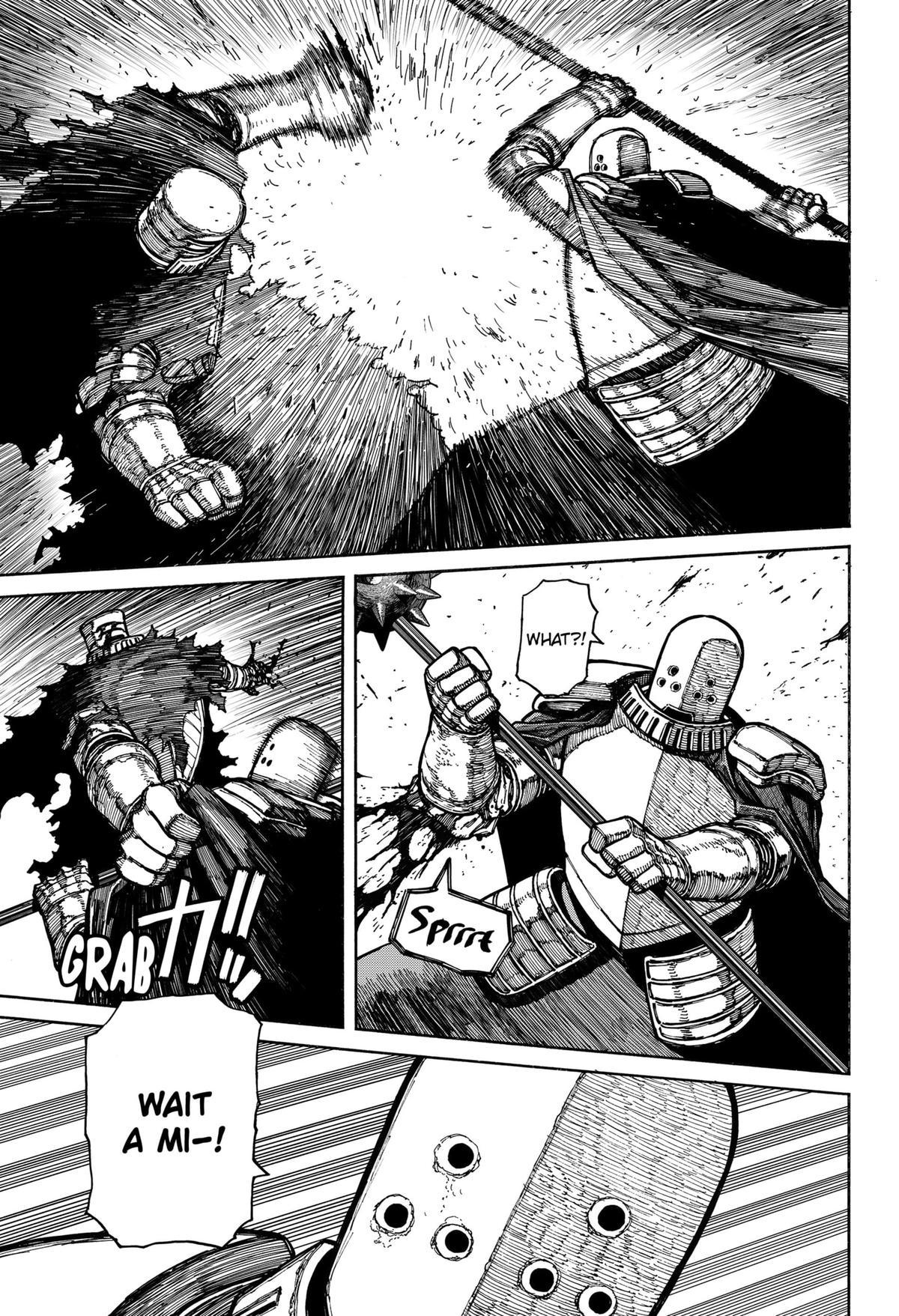 Centuria Manga Chapter 17 page 16 - Iron Heart, Iron Will scene