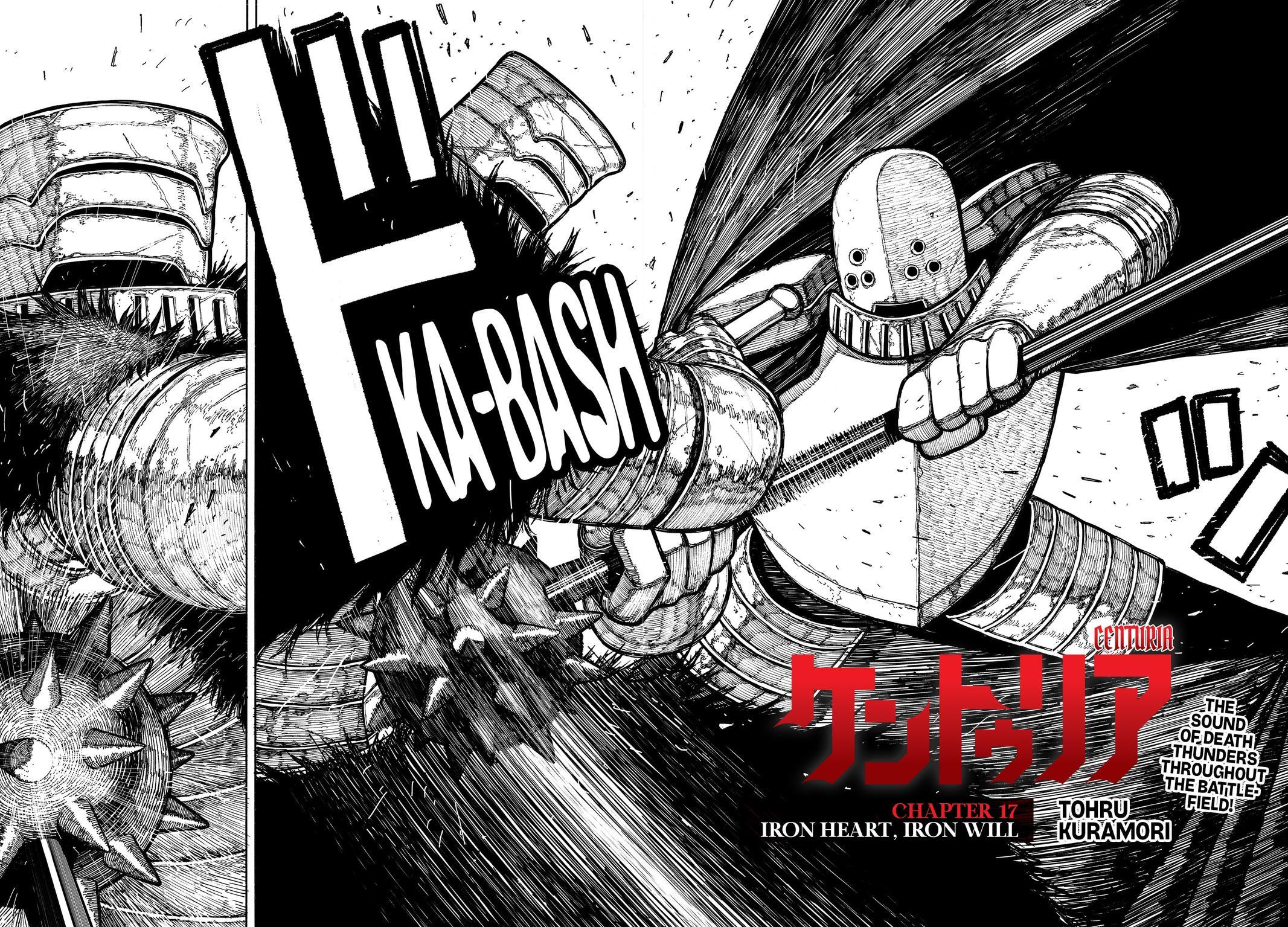 Centuria Manga Chapter 17 page 2 - Iron Heart, Iron Will scene