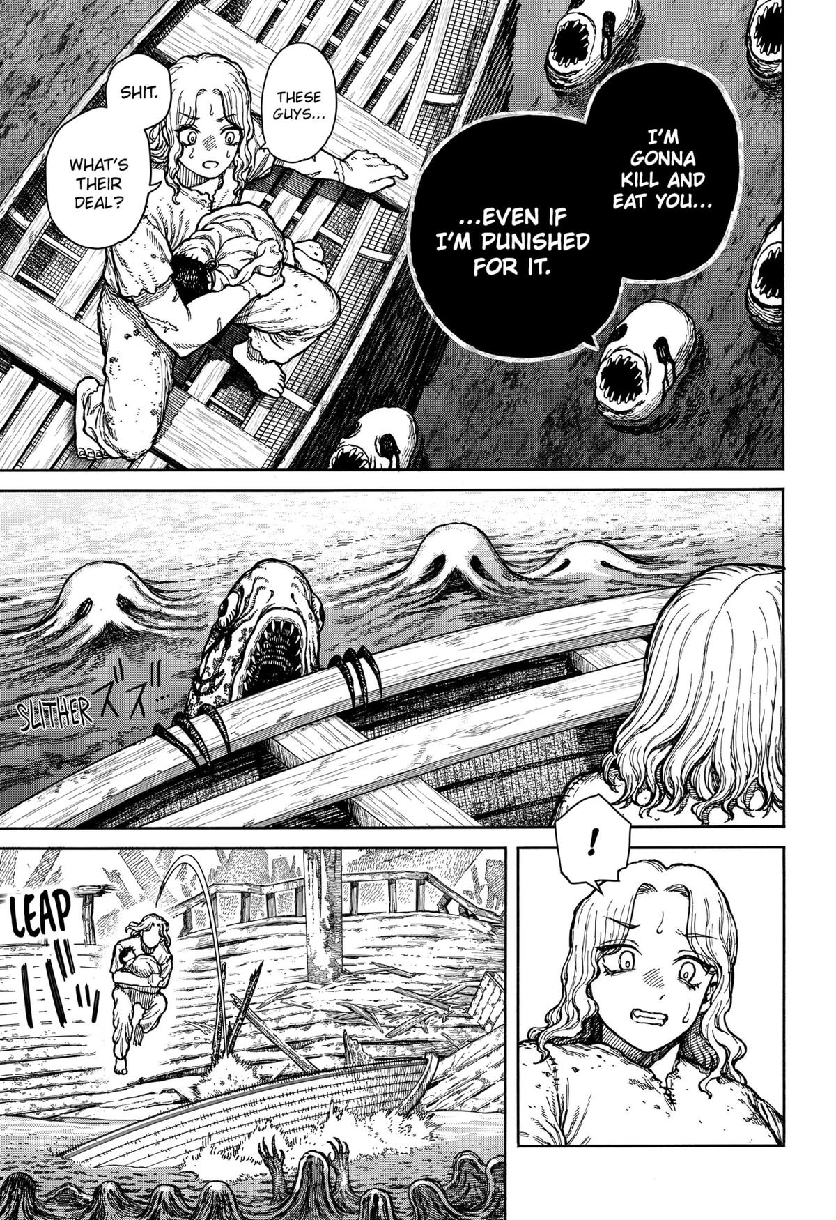 Centuria Manga Chapter 2 page 7 - Sea Demons scene