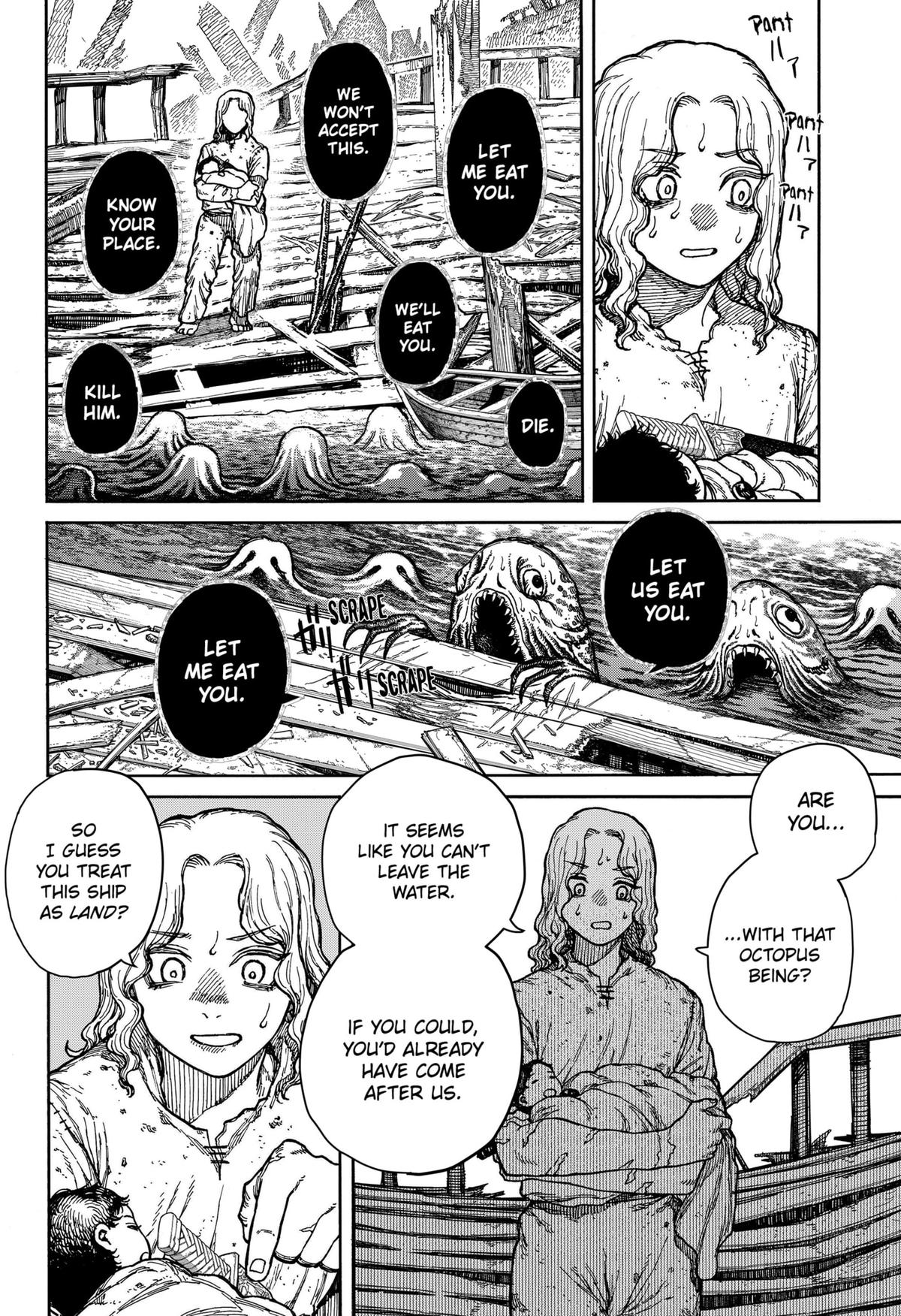 Centuria Manga Chapter 2 page 8 - Sea Demons scene