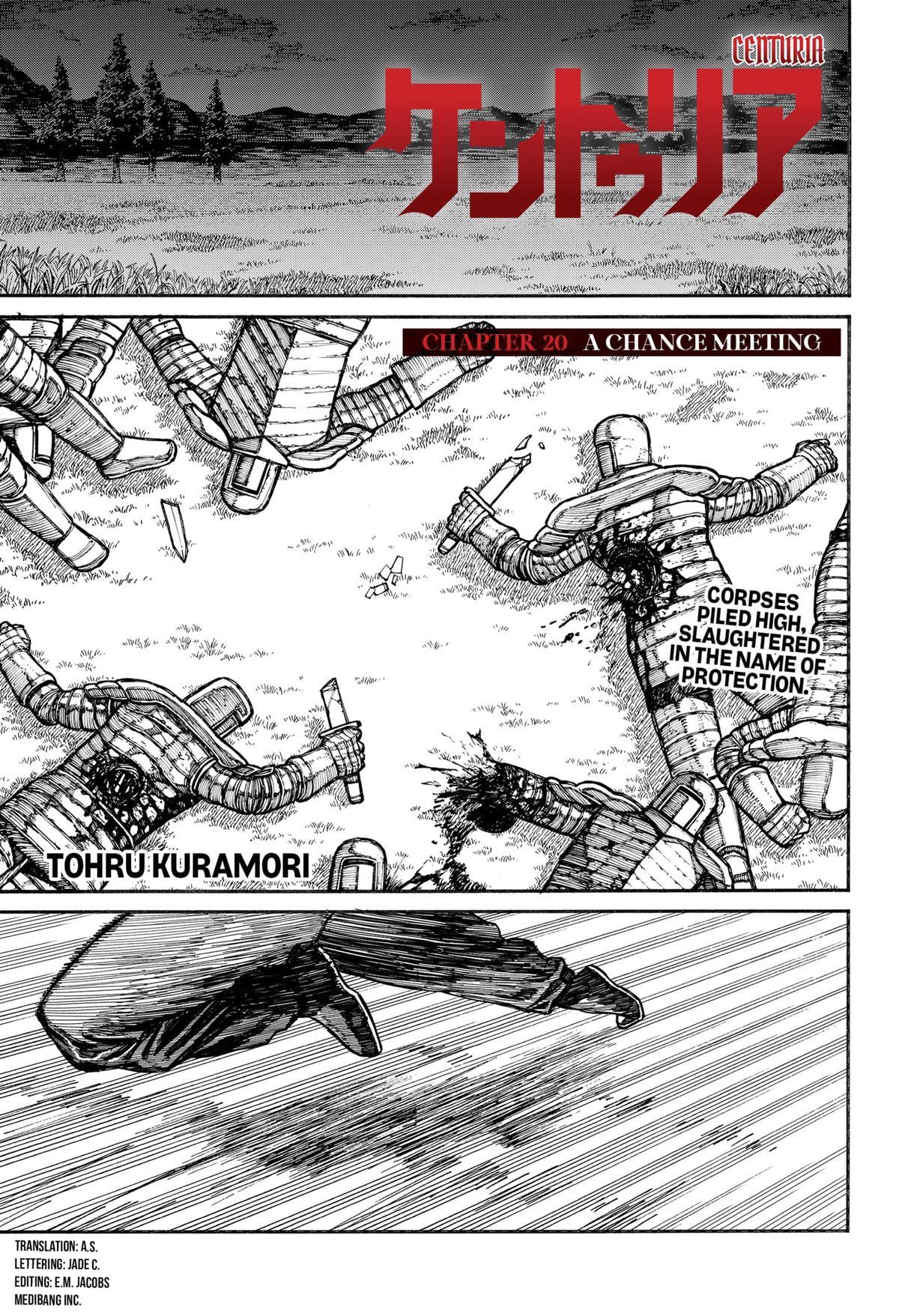 Centuria Manga Chapter 20 page 1 - A Chance Meeting scene