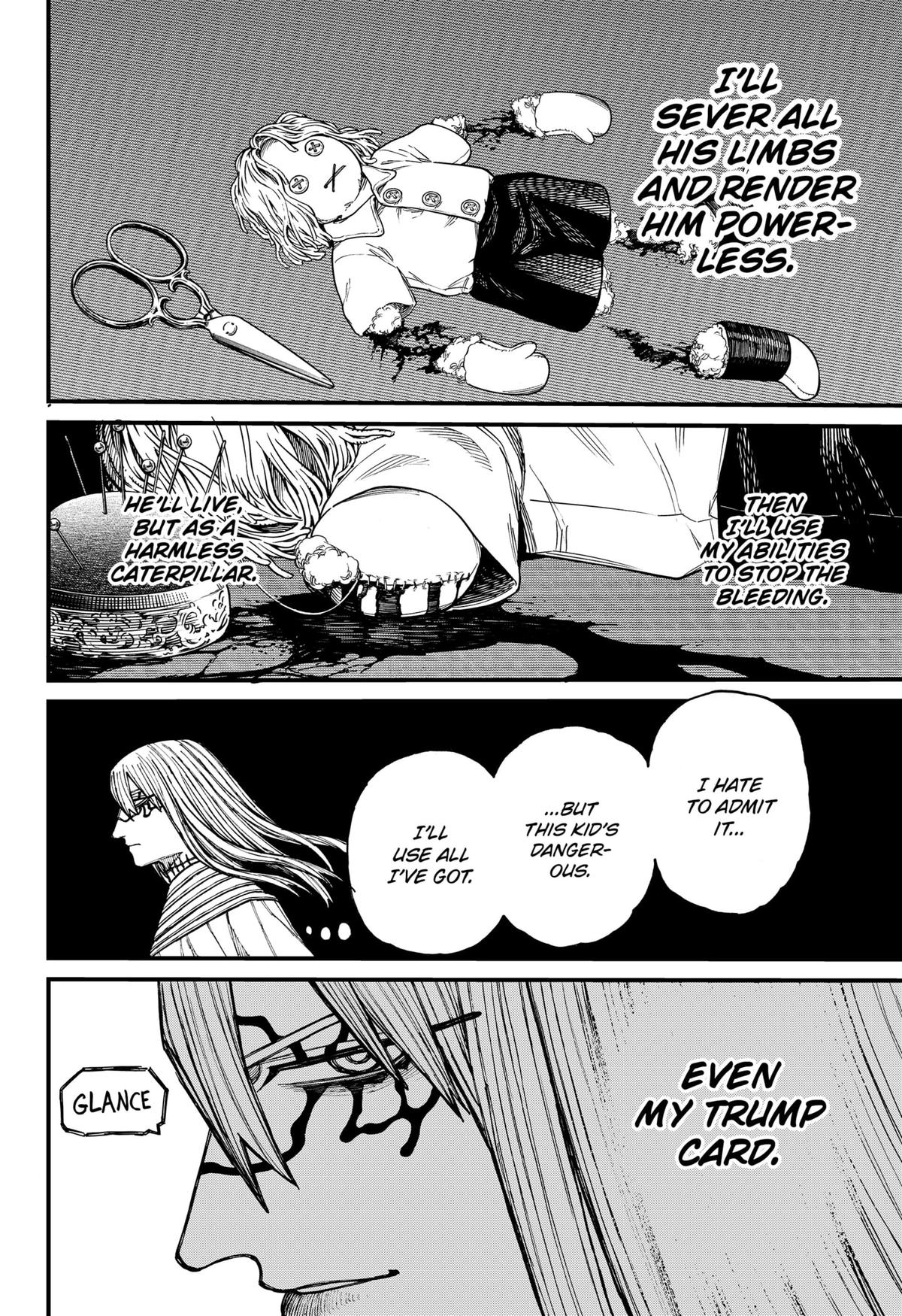 Centuria Manga Chapter 24 page 10 - Trump Card scene