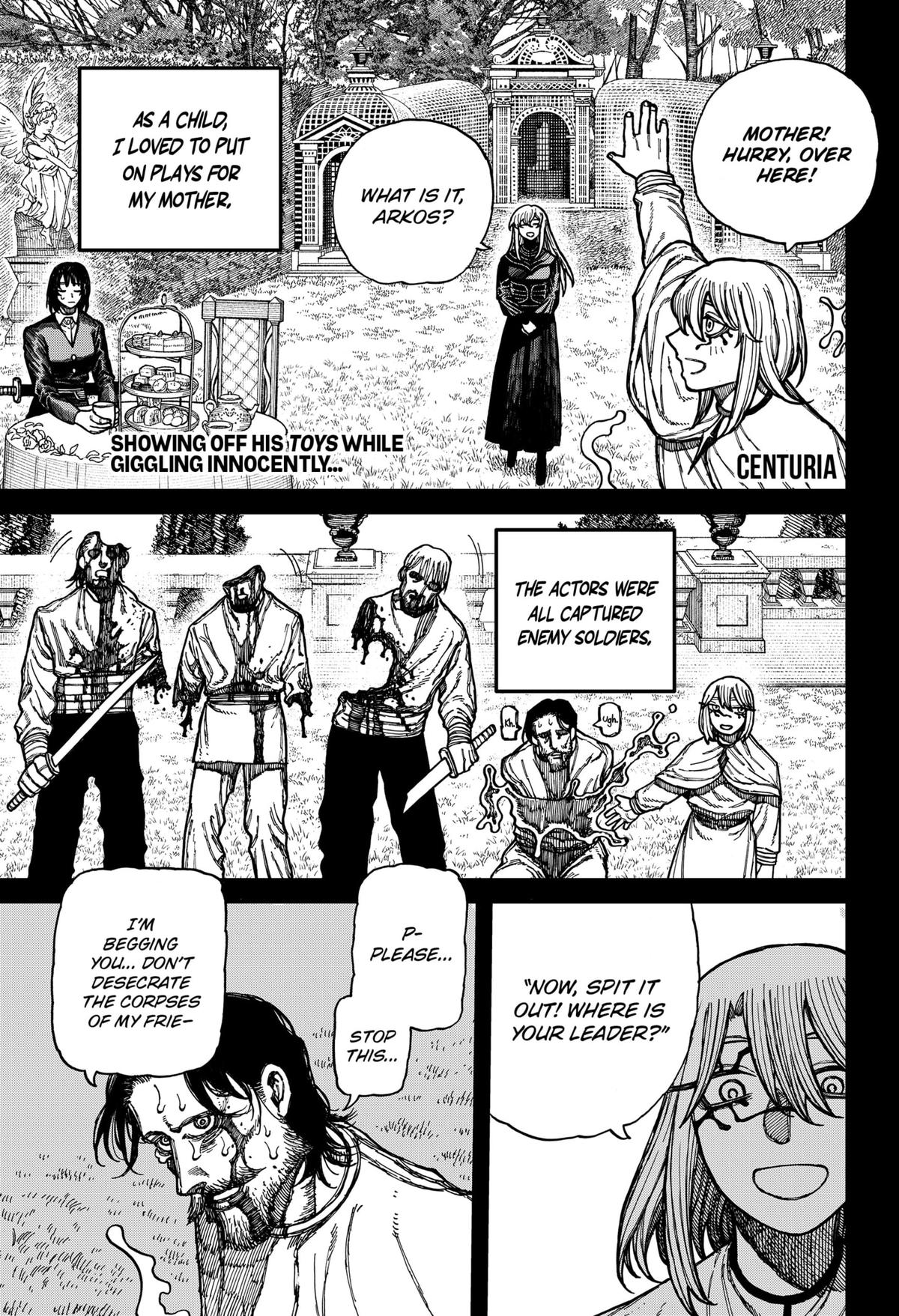 Centuria Manga Chapter 26 page 1 - Mother and Son scene