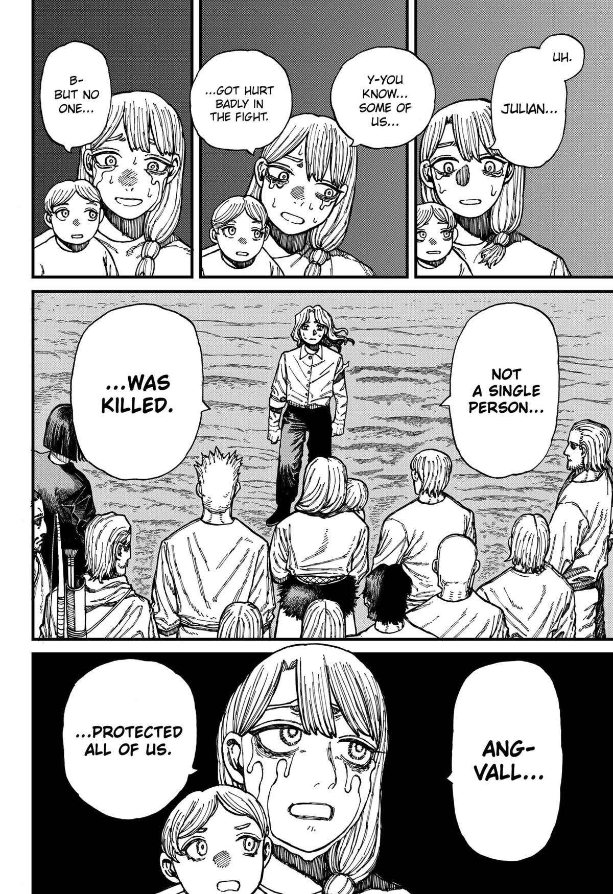 Centuria Manga Chapter 27 page 12 - First Words scene