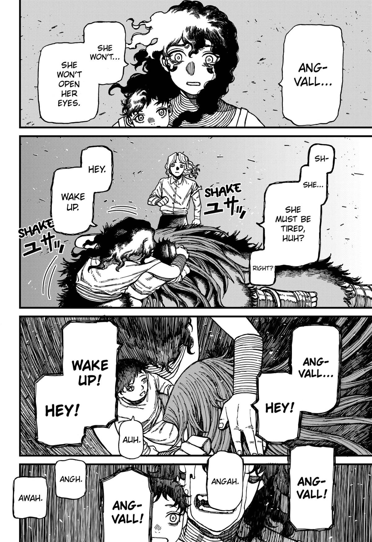 Centuria Manga Chapter 27 page 14 - First Words scene