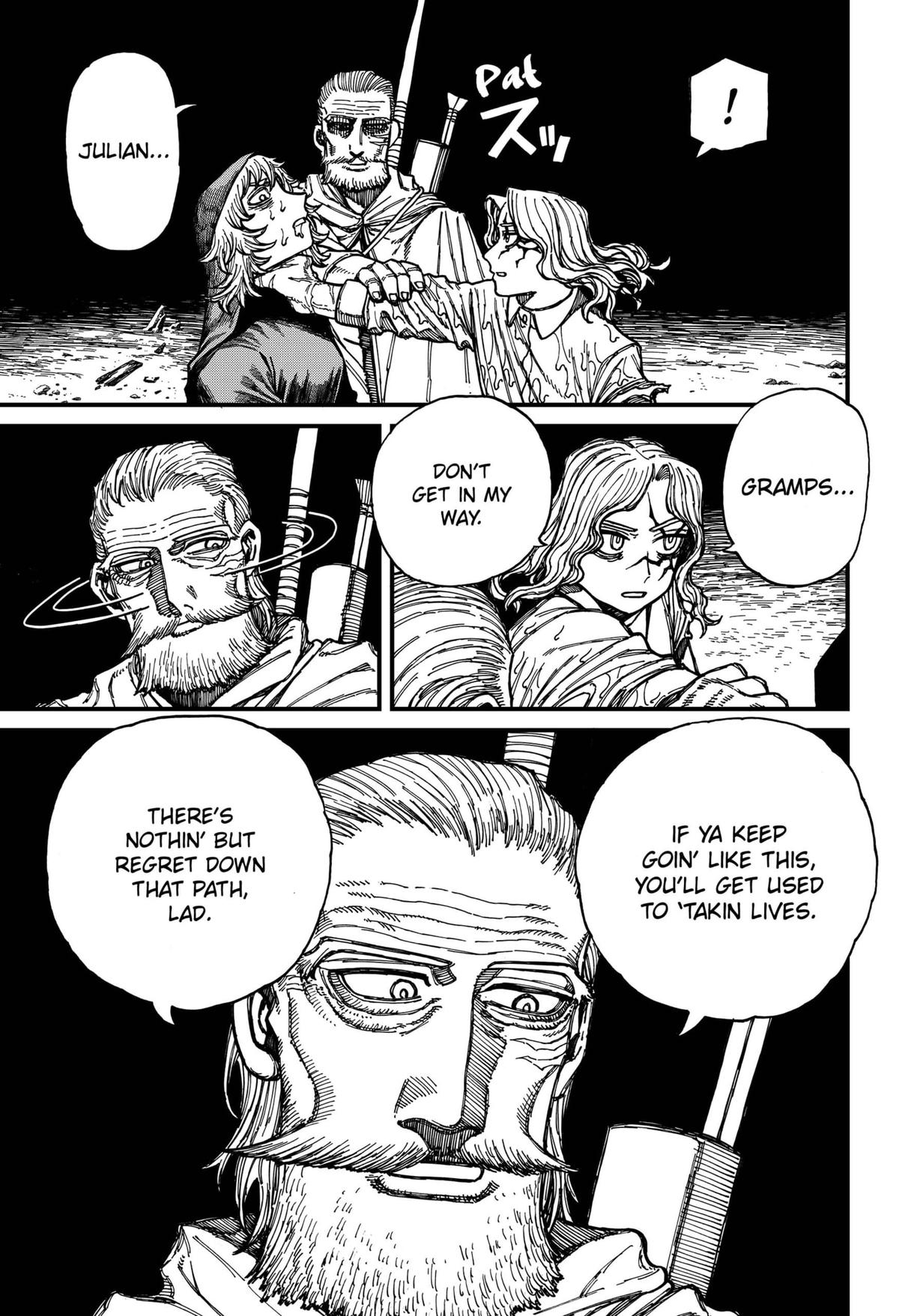 Centuria Manga Chapter 27 page 7 - First Words scene