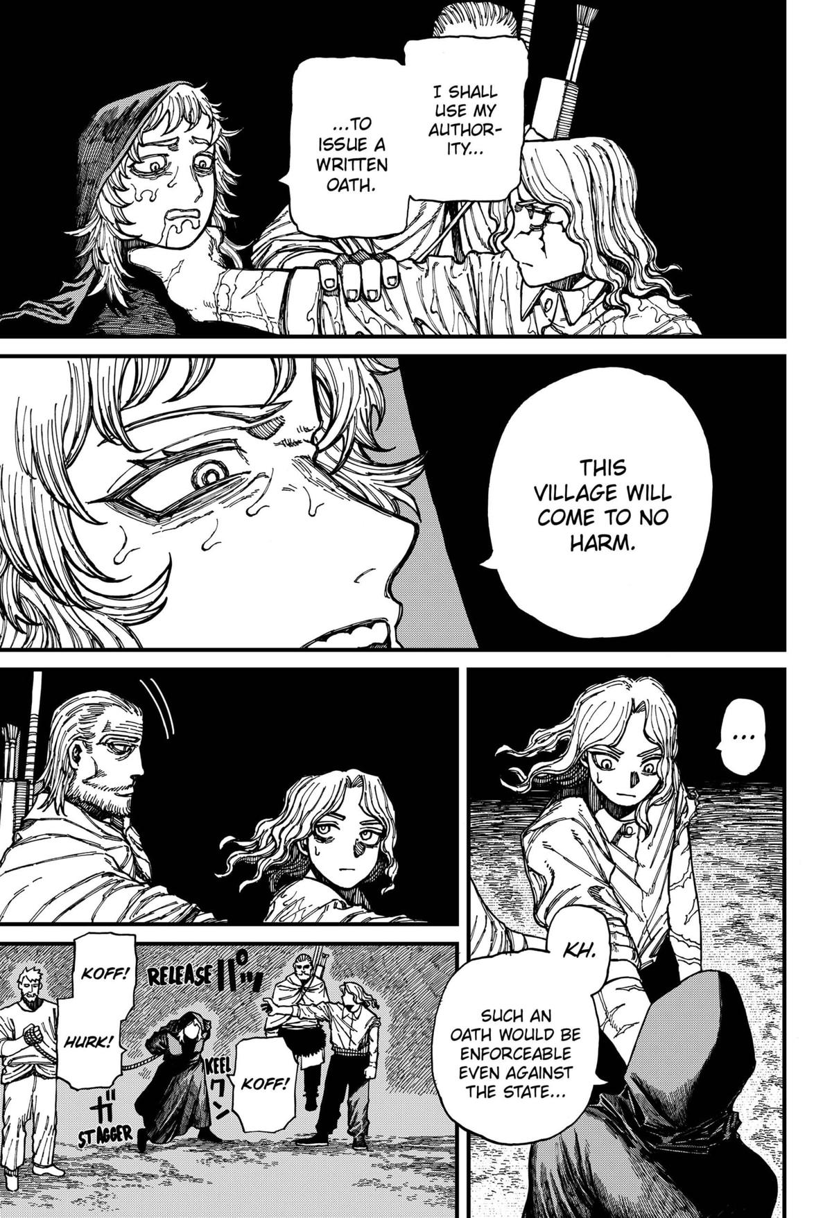 Centuria Manga Chapter 27 page 9 - First Words scene