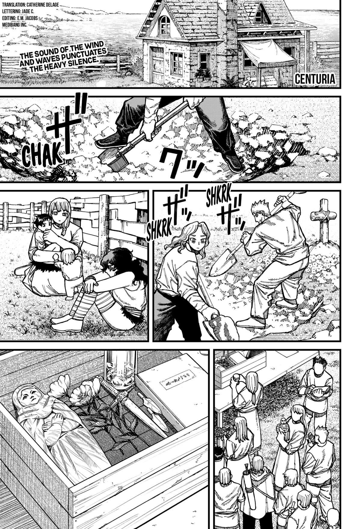 Centuria Manga Chapter 28 page 1 - A Feast for Four scene