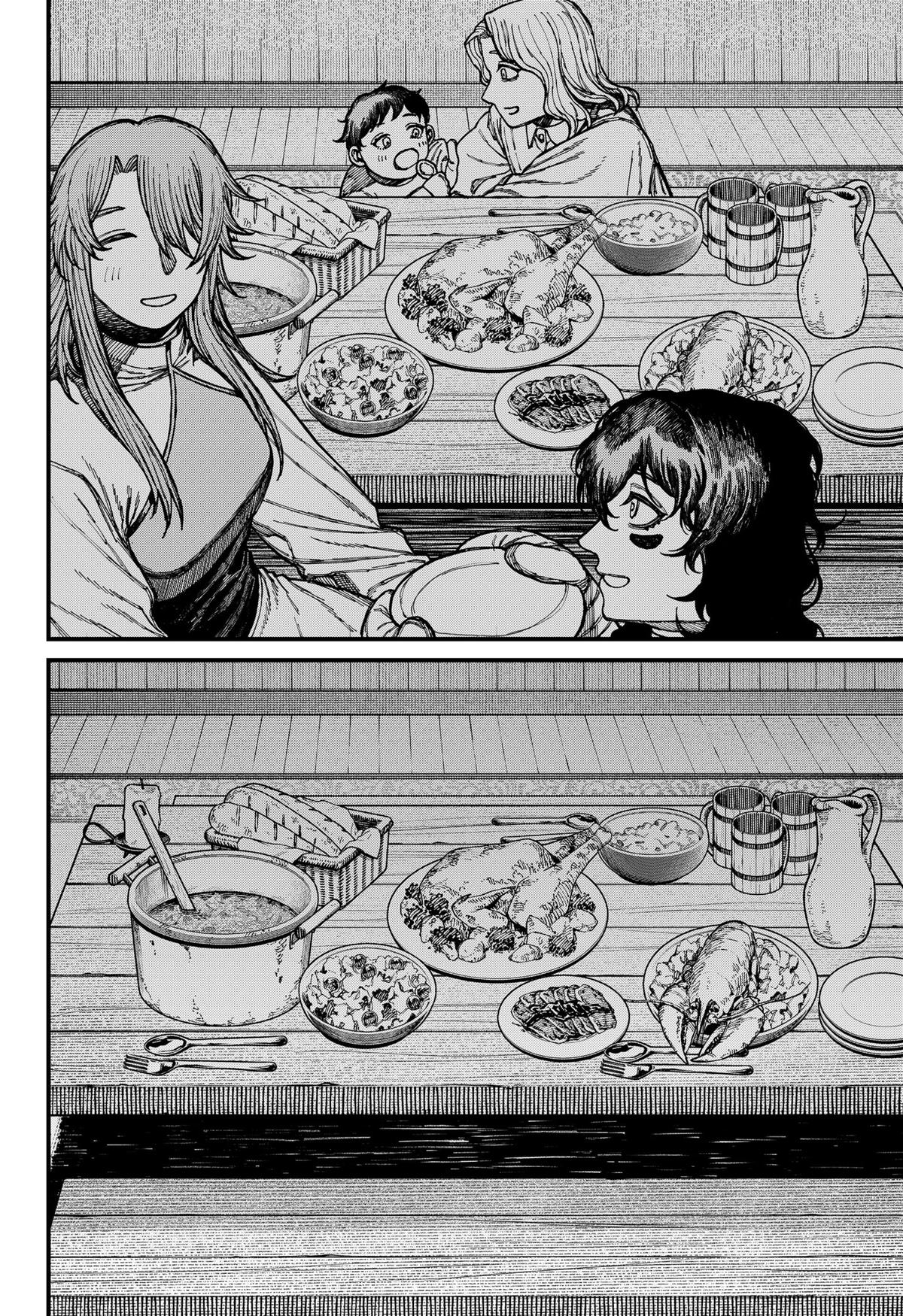 Centuria Manga Chapter 28 page 6 - A Feast for Four scene