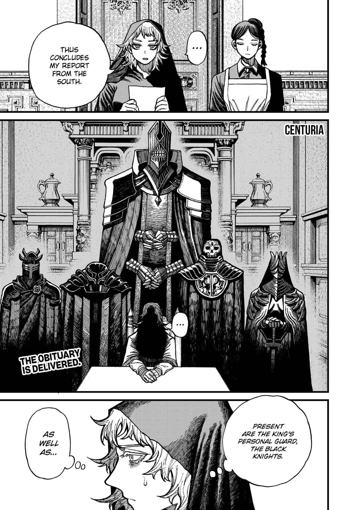 Centuria Manga Chapter 29 page 1 - The Royal Palace scene