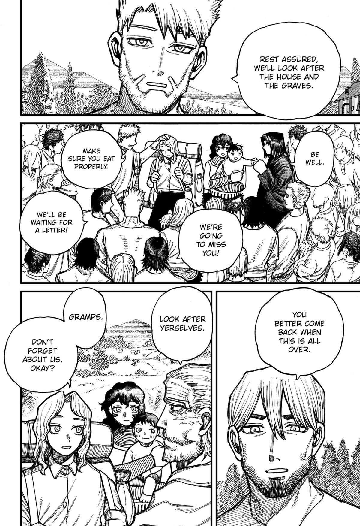 Centuria Manga Chapter 30 page 14 - Departure scene