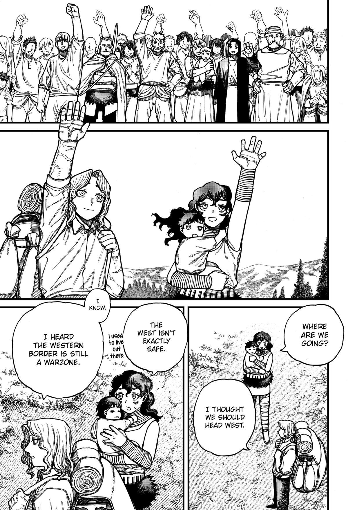 Centuria Manga Chapter 30 page 17 - Departure scene