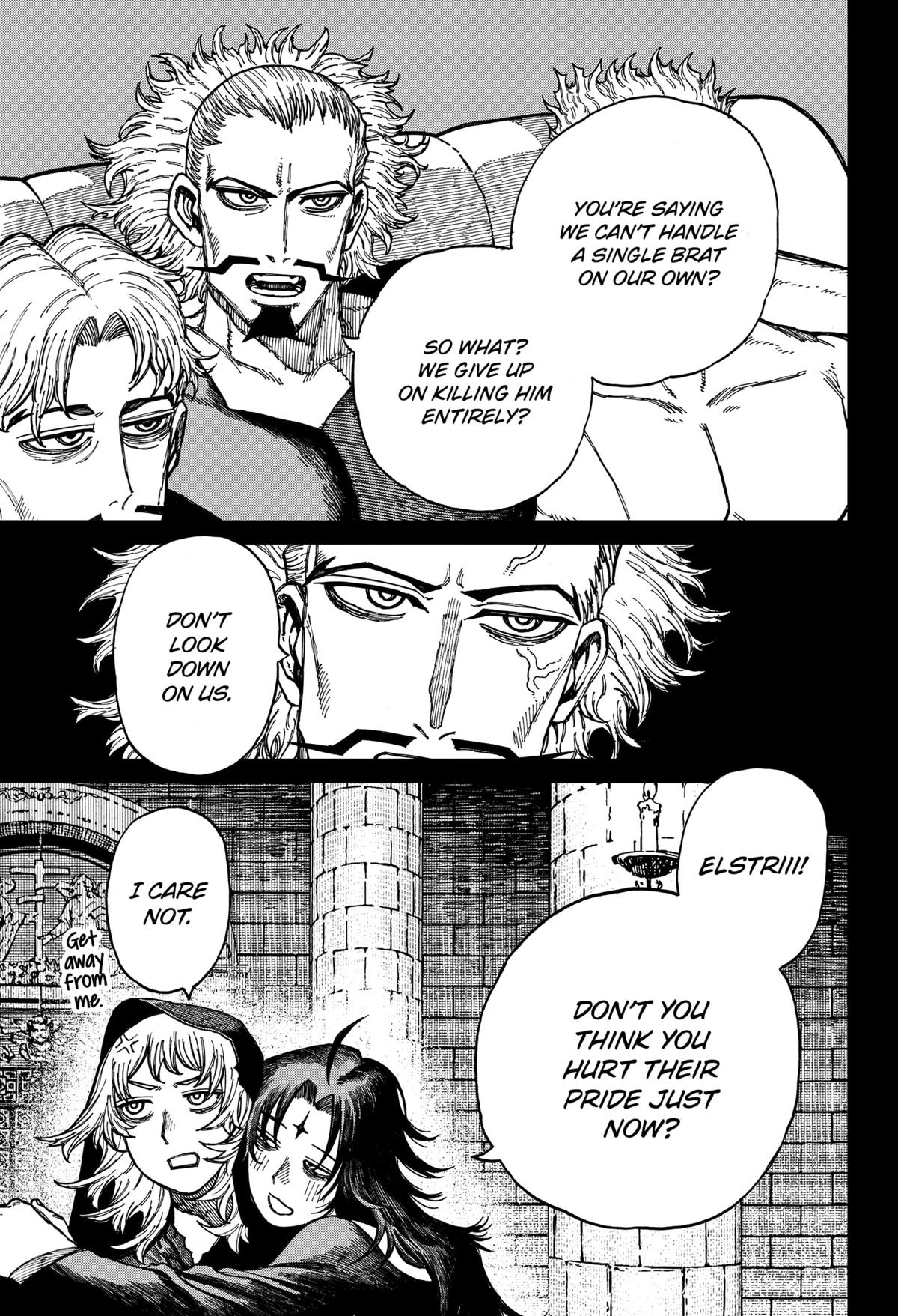 Centuria Manga Chapter 33 page 10 - Julian vs Lacrima scene