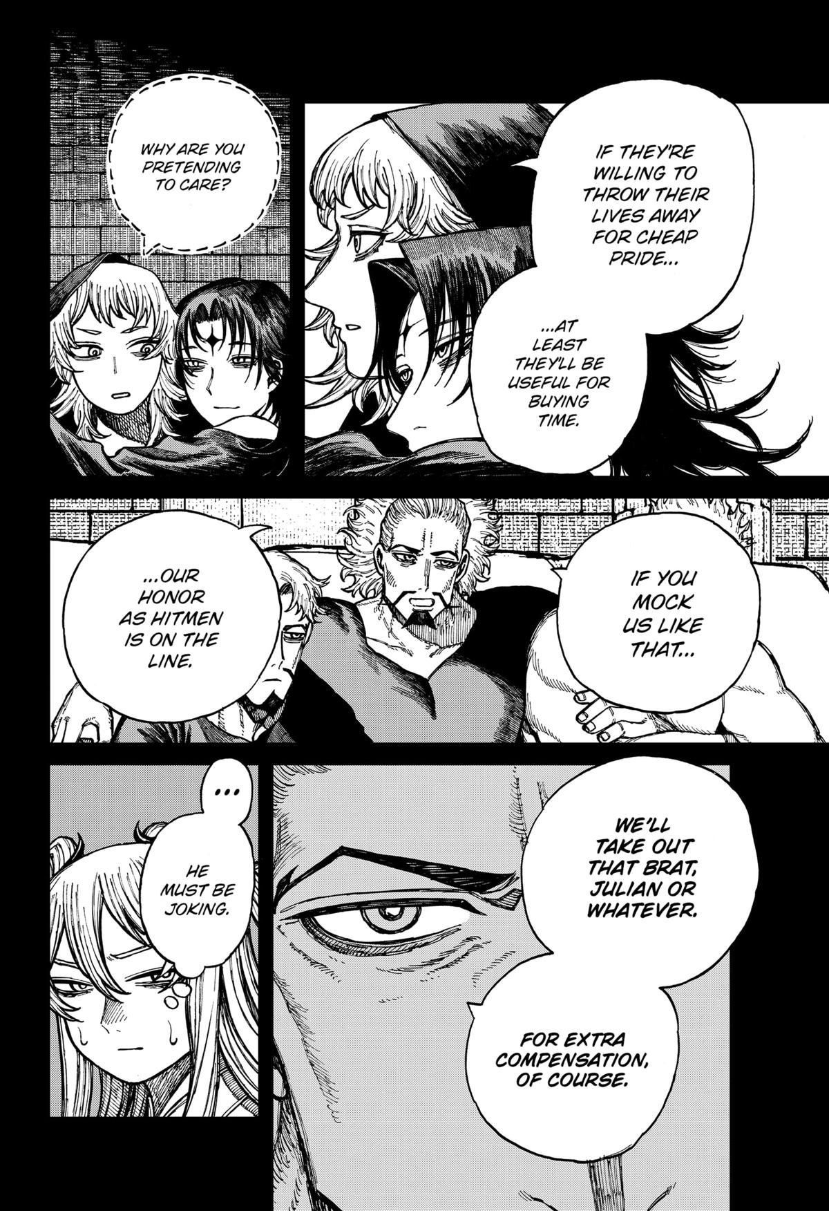 Centuria Manga Chapter 33 page 11 - Julian vs Lacrima scene