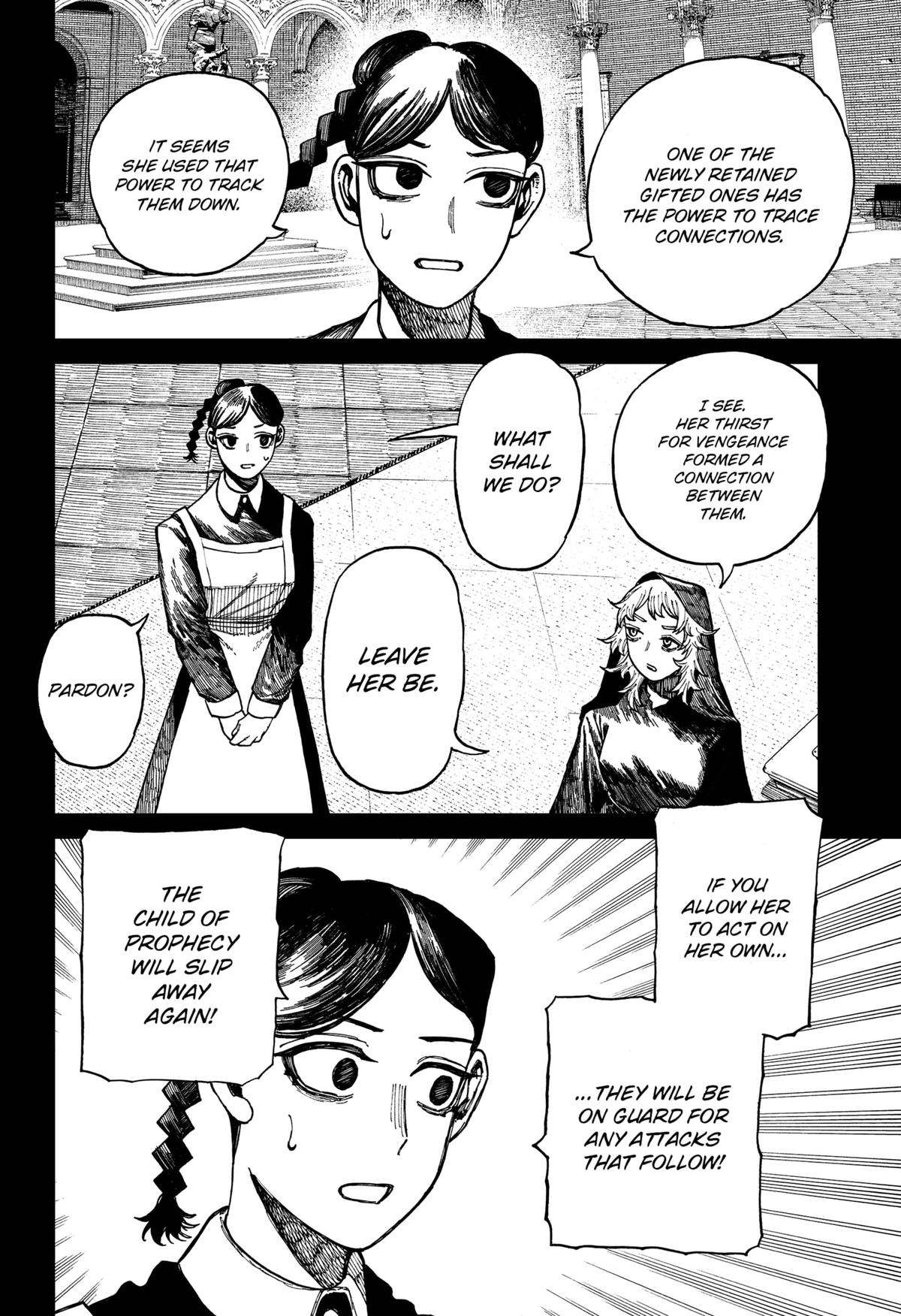 Centuria Manga Chapter 33 page 13 - Julian vs Lacrima scene