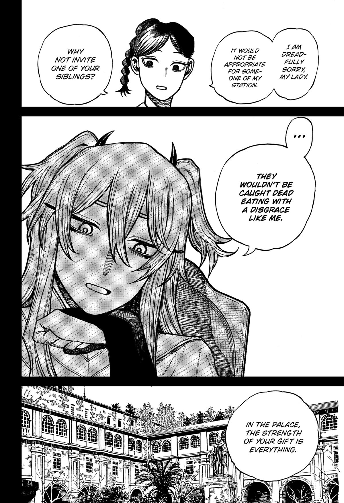 Centuria Manga Chapter 33 page 2 - Julian vs Lacrima scene