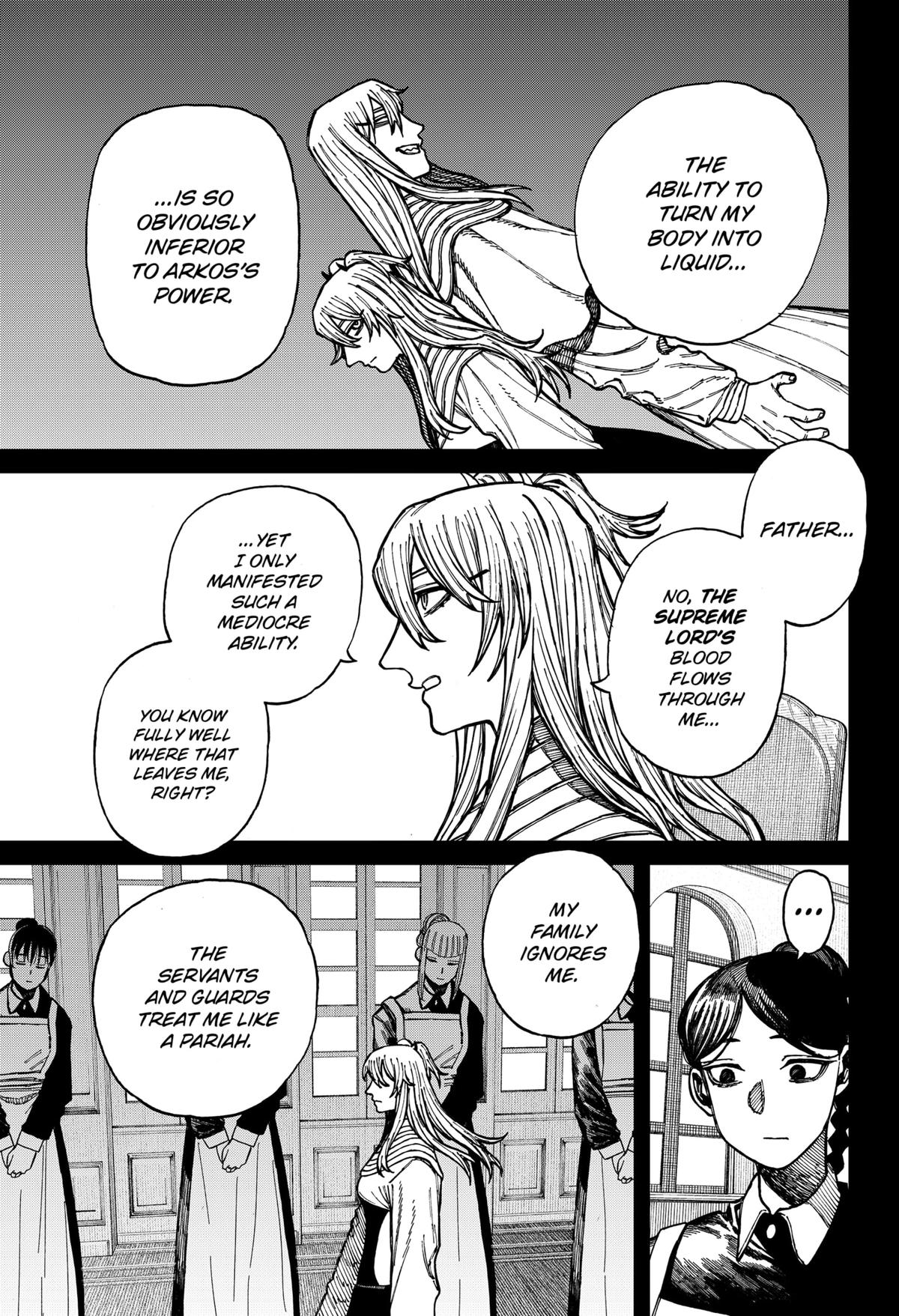 Centuria Manga Chapter 33 page 3 - Julian vs Lacrima scene