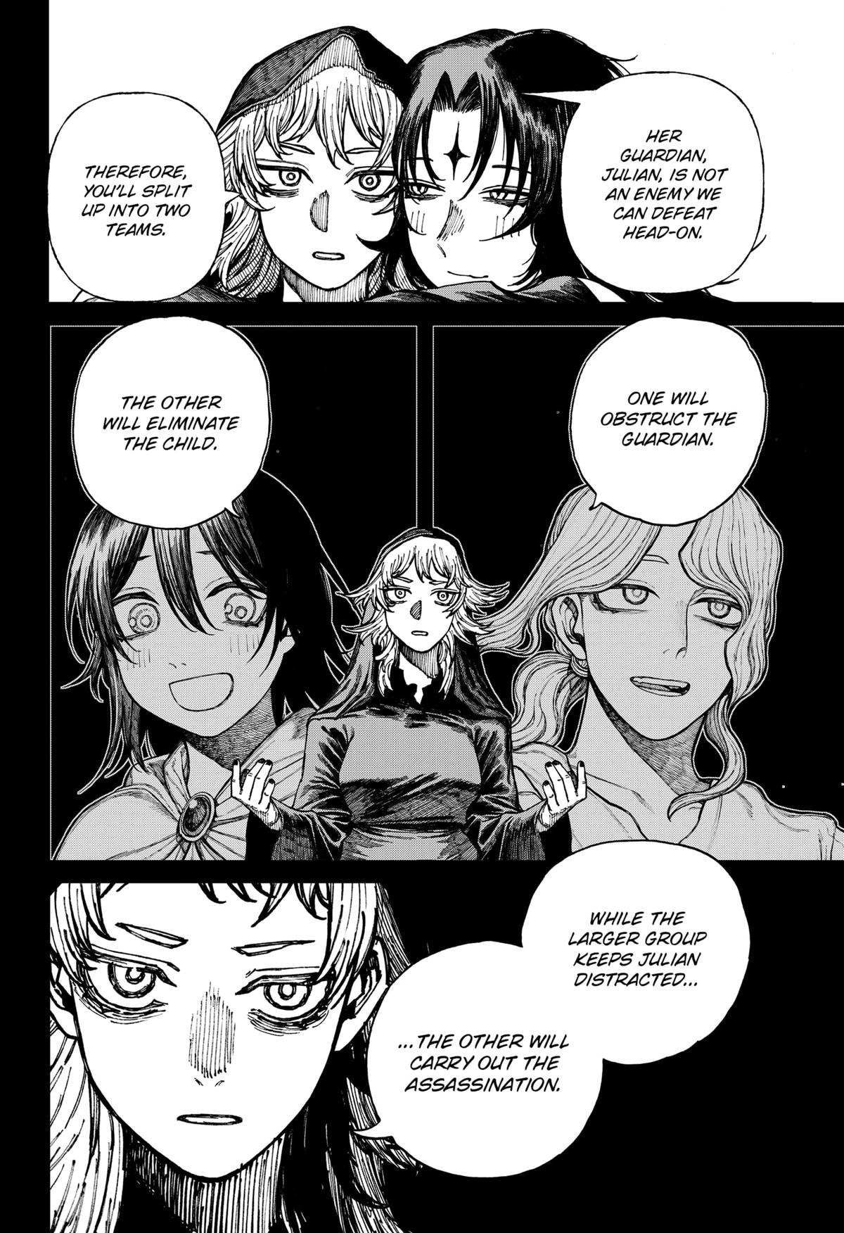 Centuria Manga Chapter 33 page 9 - Julian vs Lacrima scene