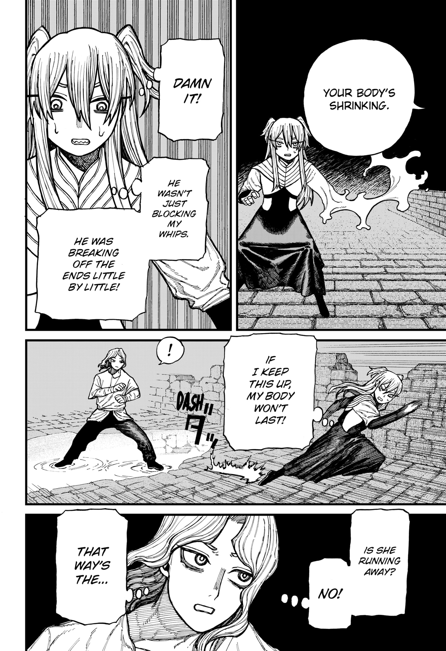Centuria Manga Chapter 34 page 10 - Julian vs Lacrima 2 scene