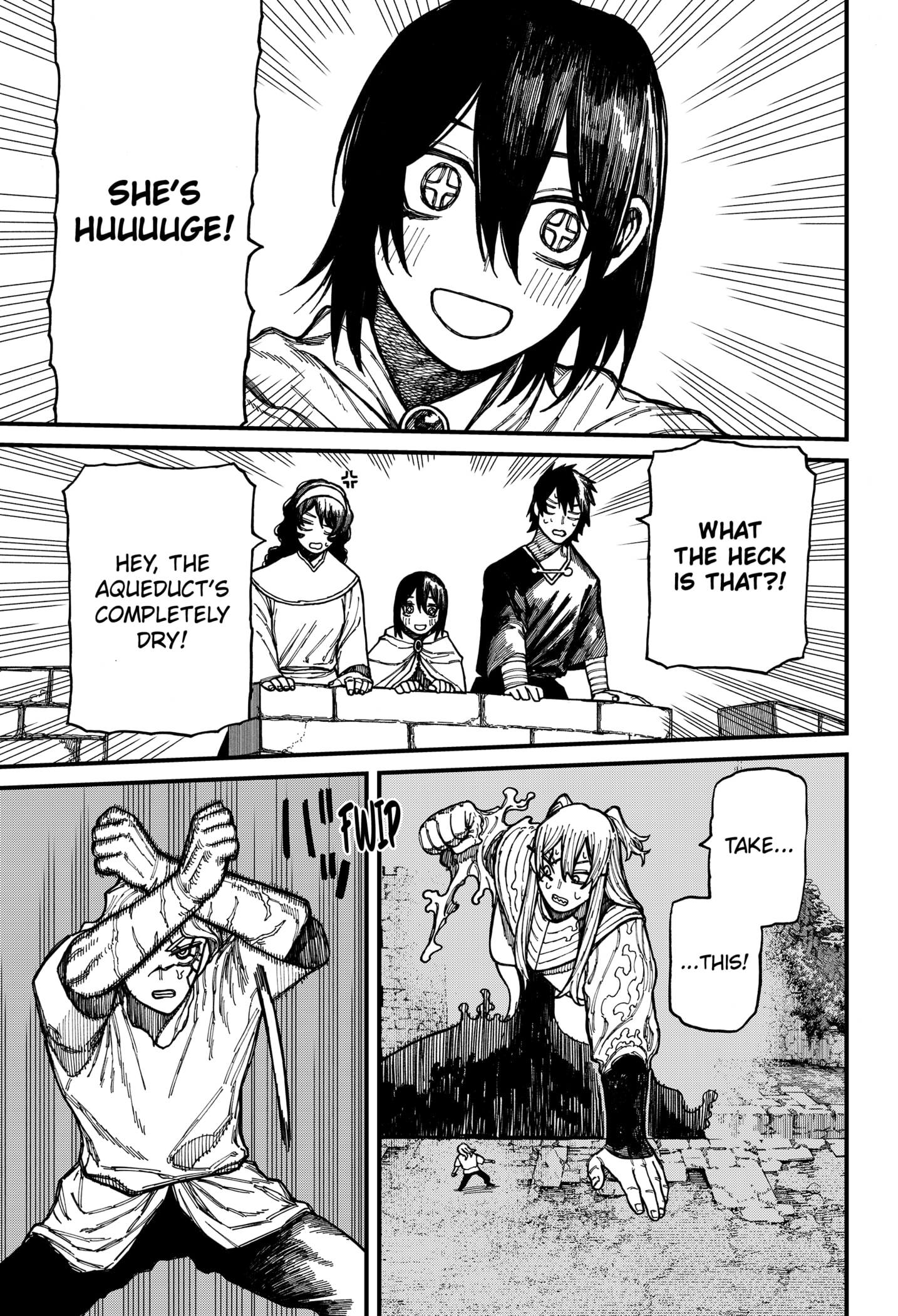 Centuria Manga Chapter 34 page 13 - Julian vs Lacrima 2 scene