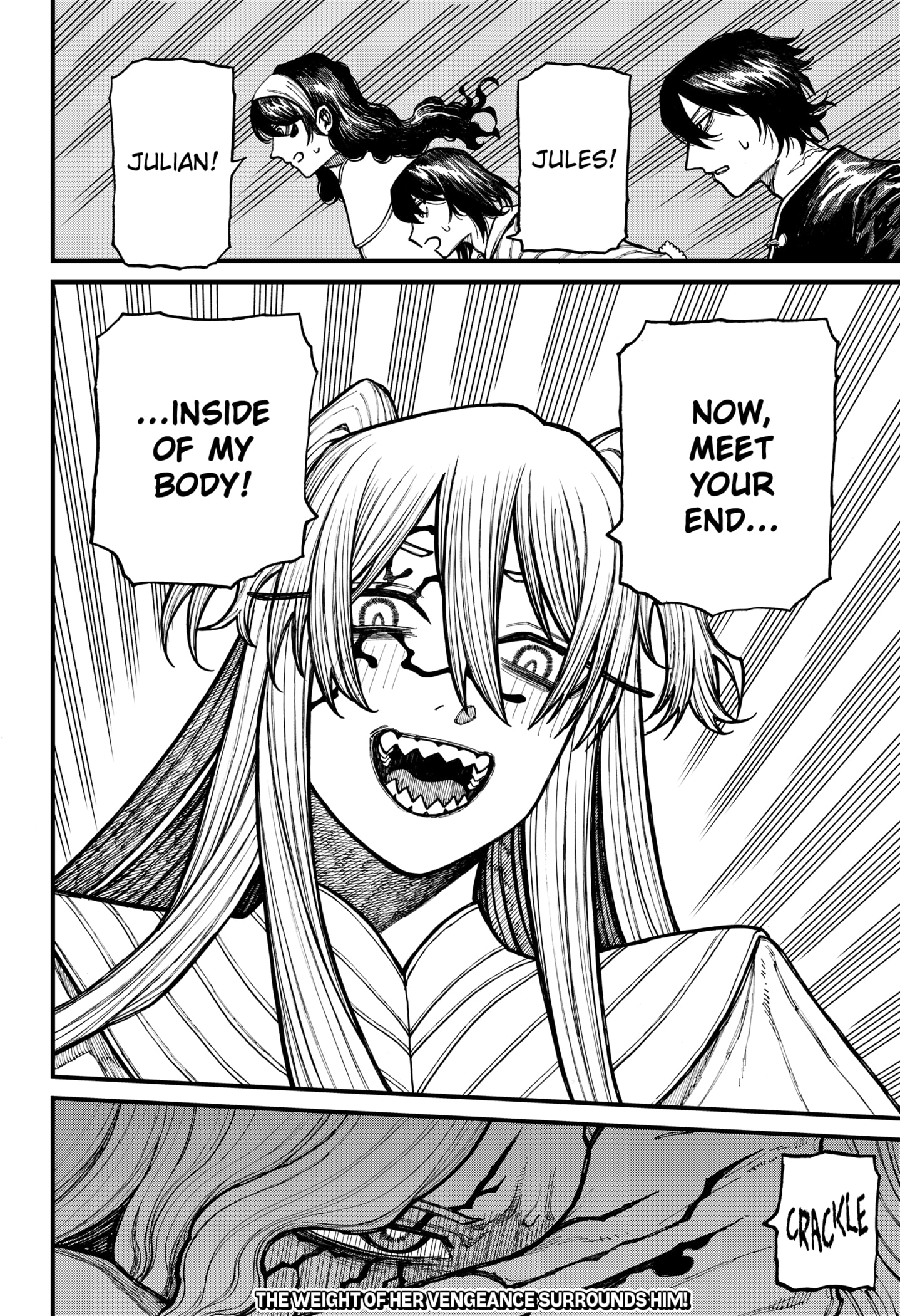 Centuria Manga Chapter 34 page 18 - Julian vs Lacrima 2 scene