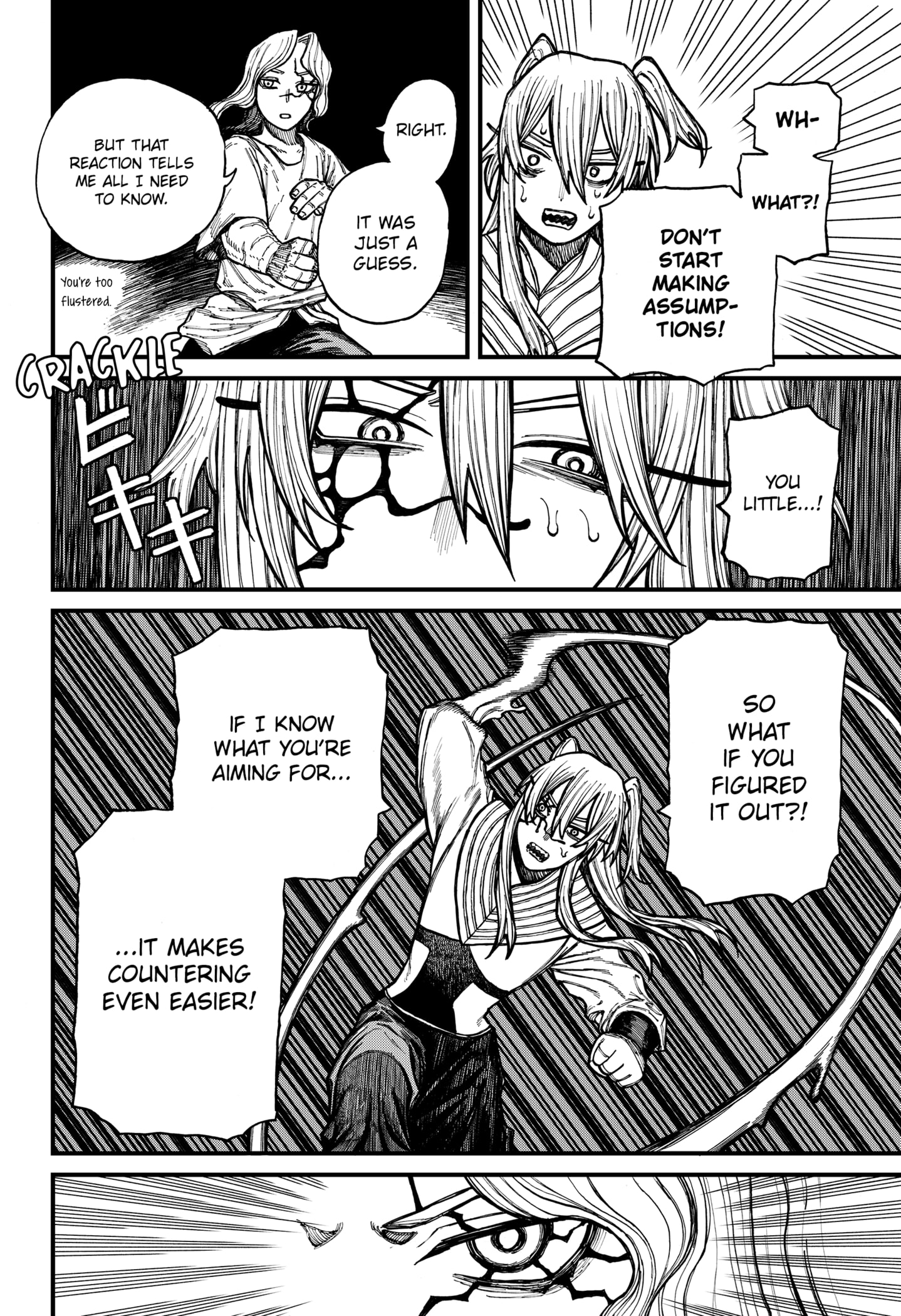 Centuria Manga Chapter 34 page 4 - Julian vs Lacrima 2 scene