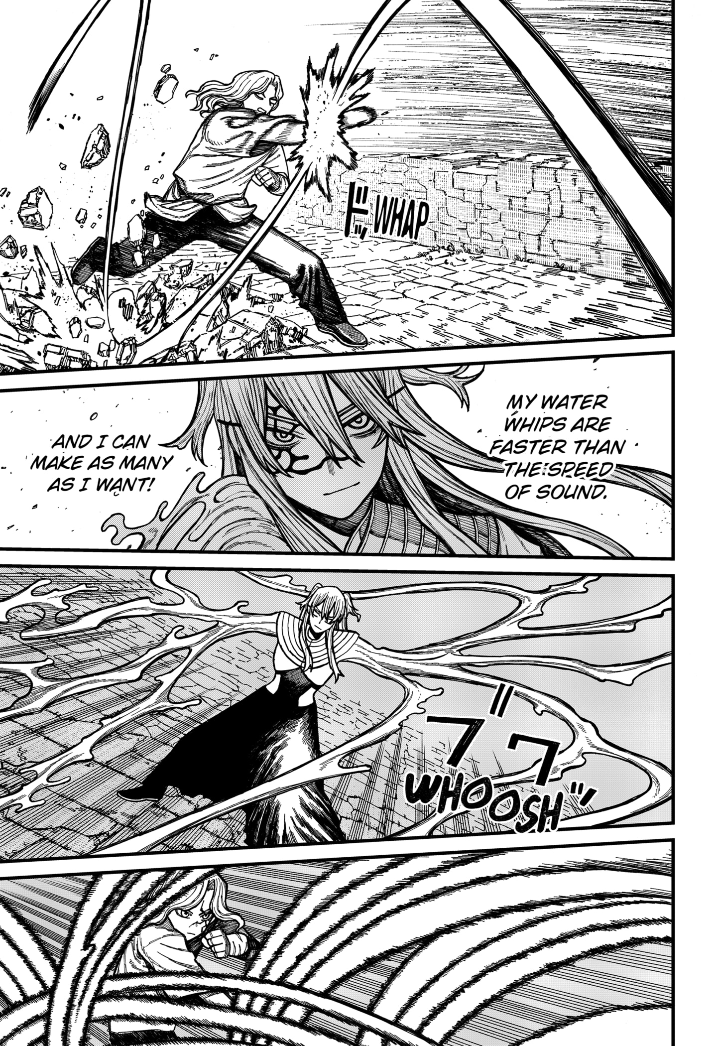 Centuria Manga Chapter 34 page 5 - Julian vs Lacrima 2 scene