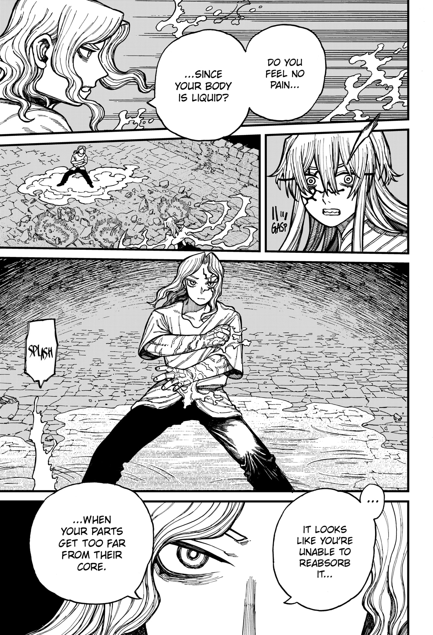 Centuria Manga Chapter 34 page 9 - Julian vs Lacrima 2 scene