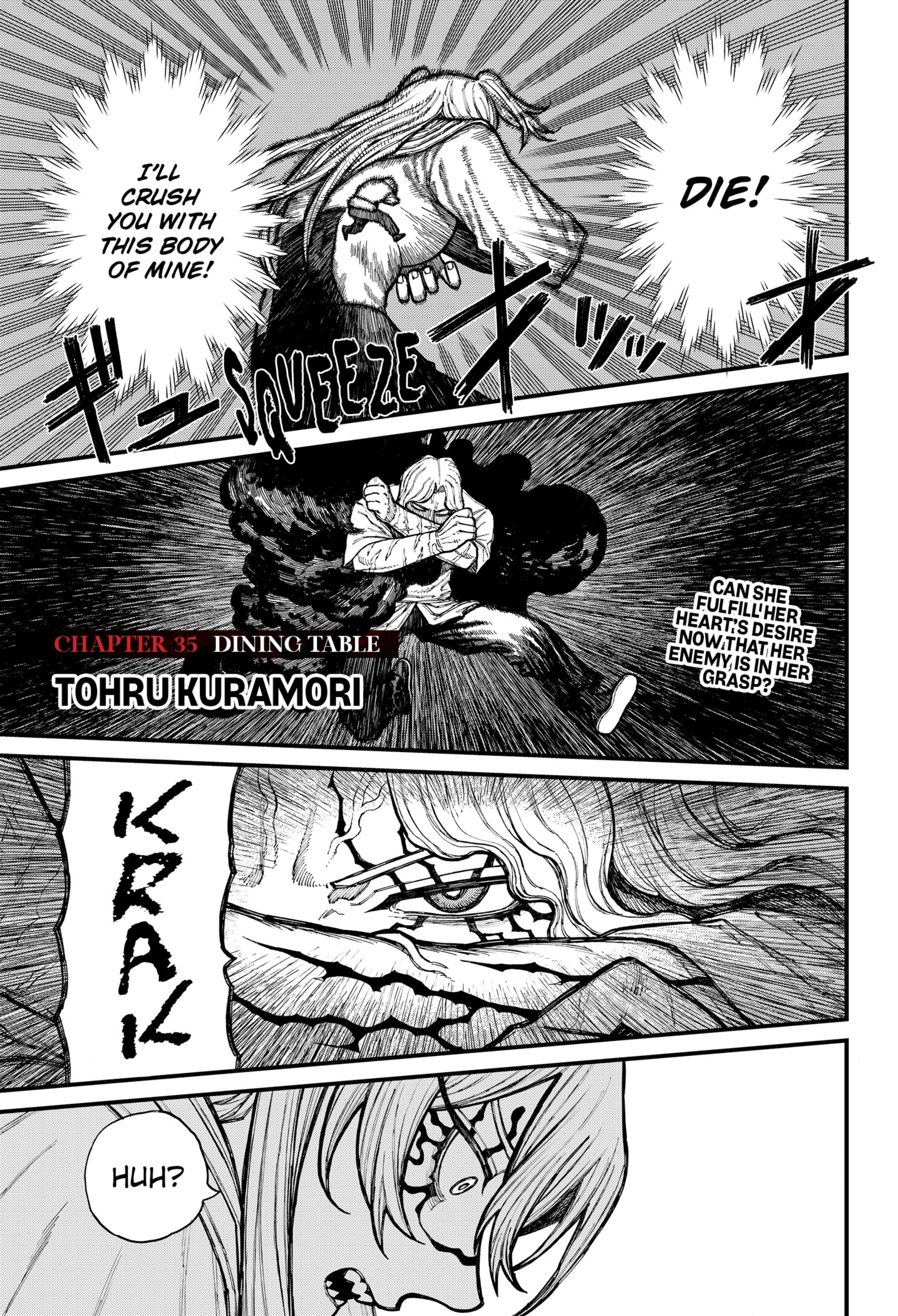 Centuria Manga Chapter 35 page 1 - Dining Table scene
