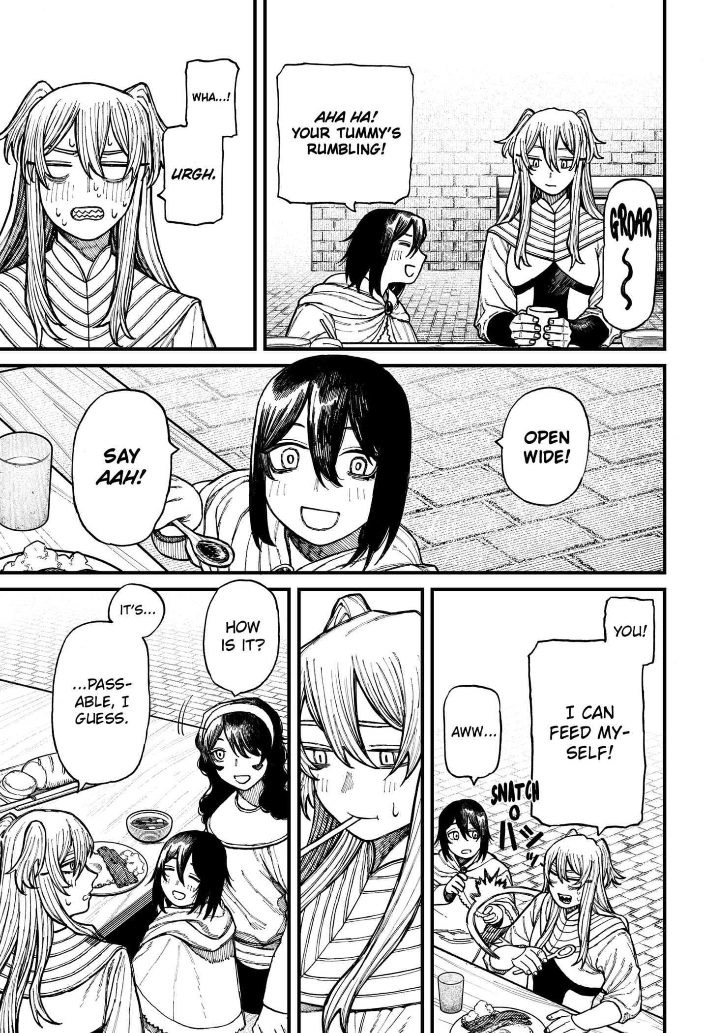 Centuria Manga Chapter 35 page 11 - Dining Table scene