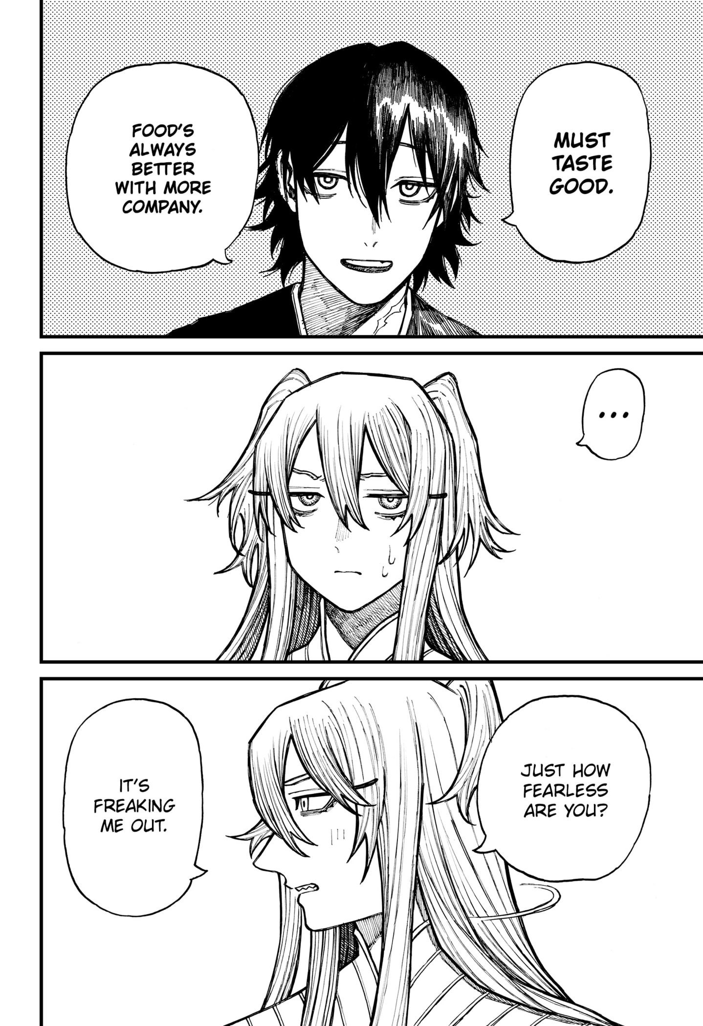 Centuria Manga Chapter 35 page 12 - Dining Table scene