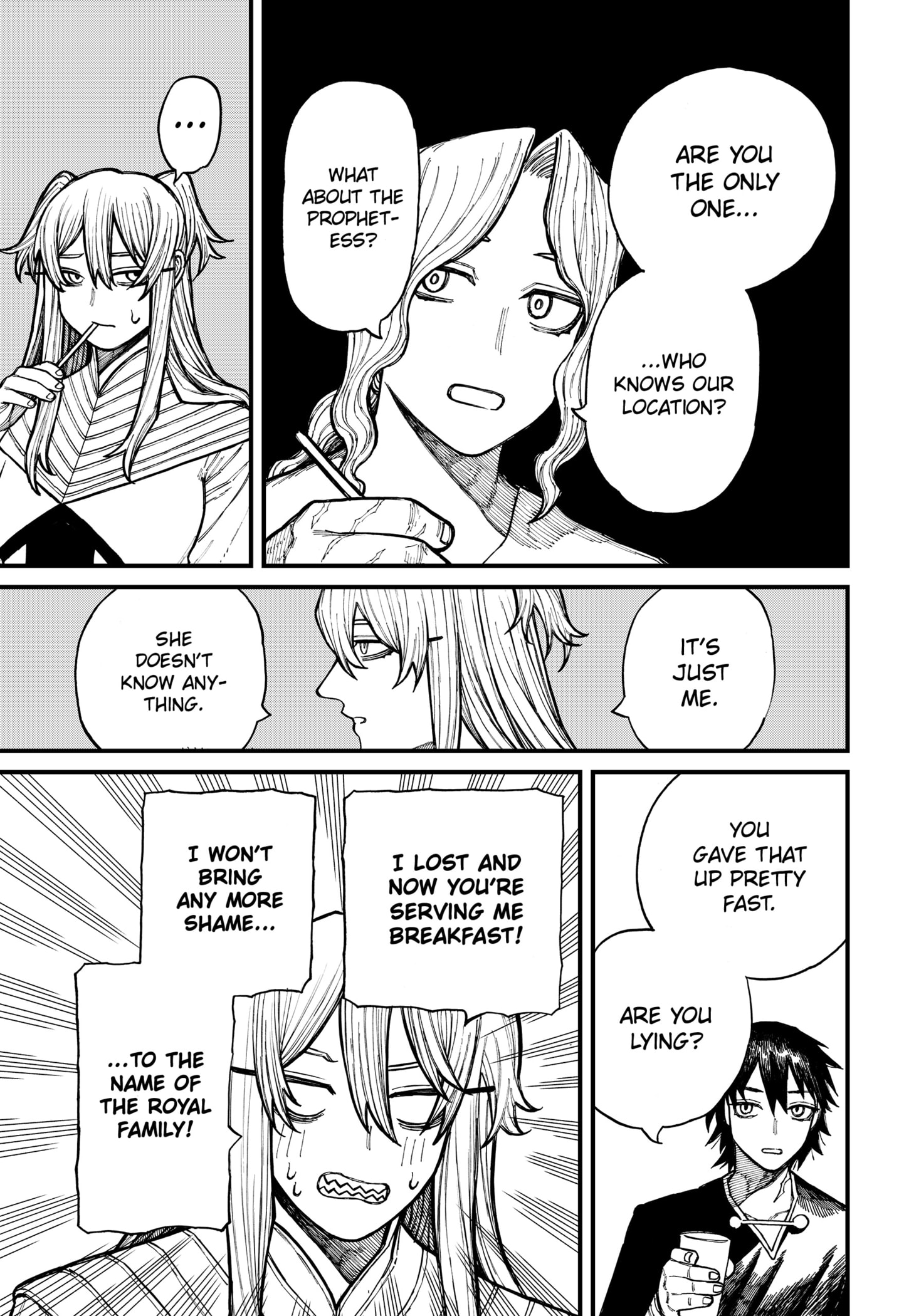 Centuria Manga Chapter 35 page 13 - Dining Table scene