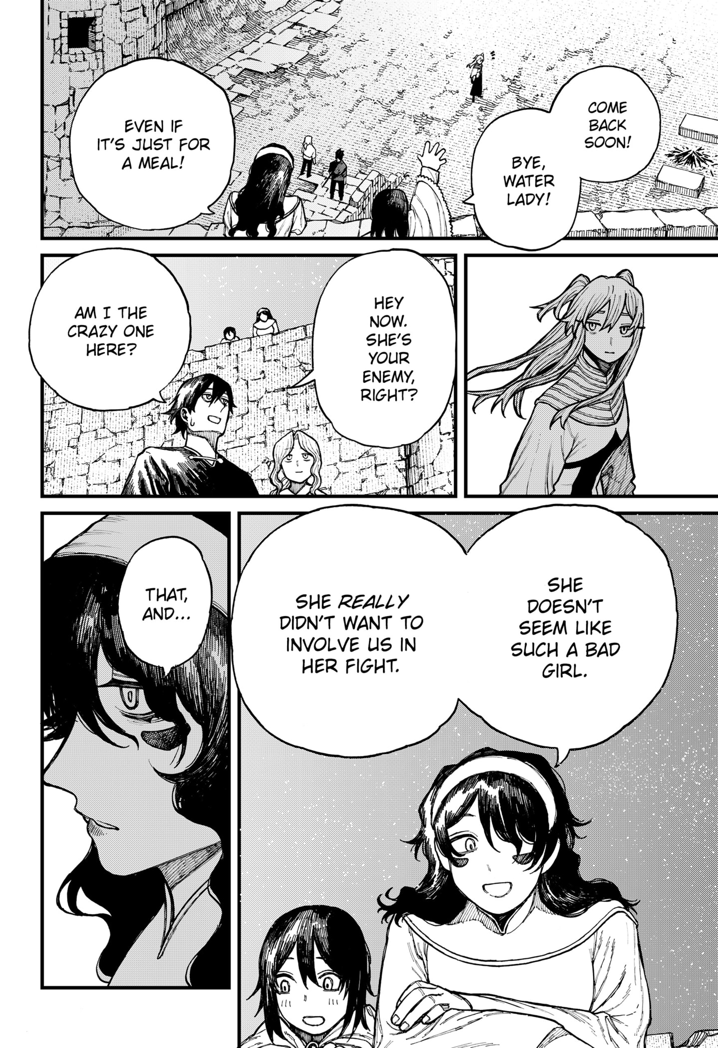Centuria Manga Chapter 35 page 18 - Dining Table scene