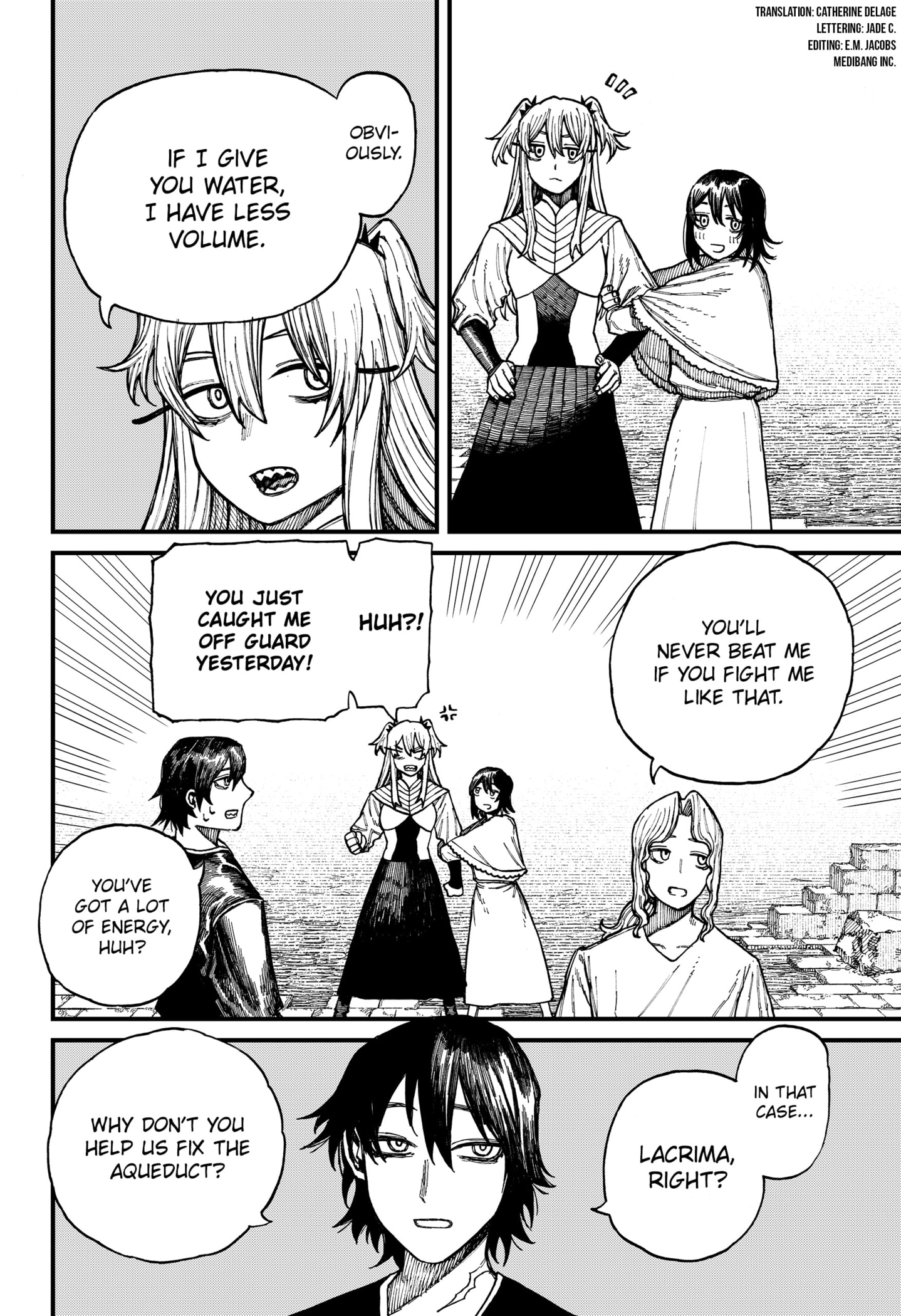Centuria Manga Chapter 36 page 4 - Aqueduct scene