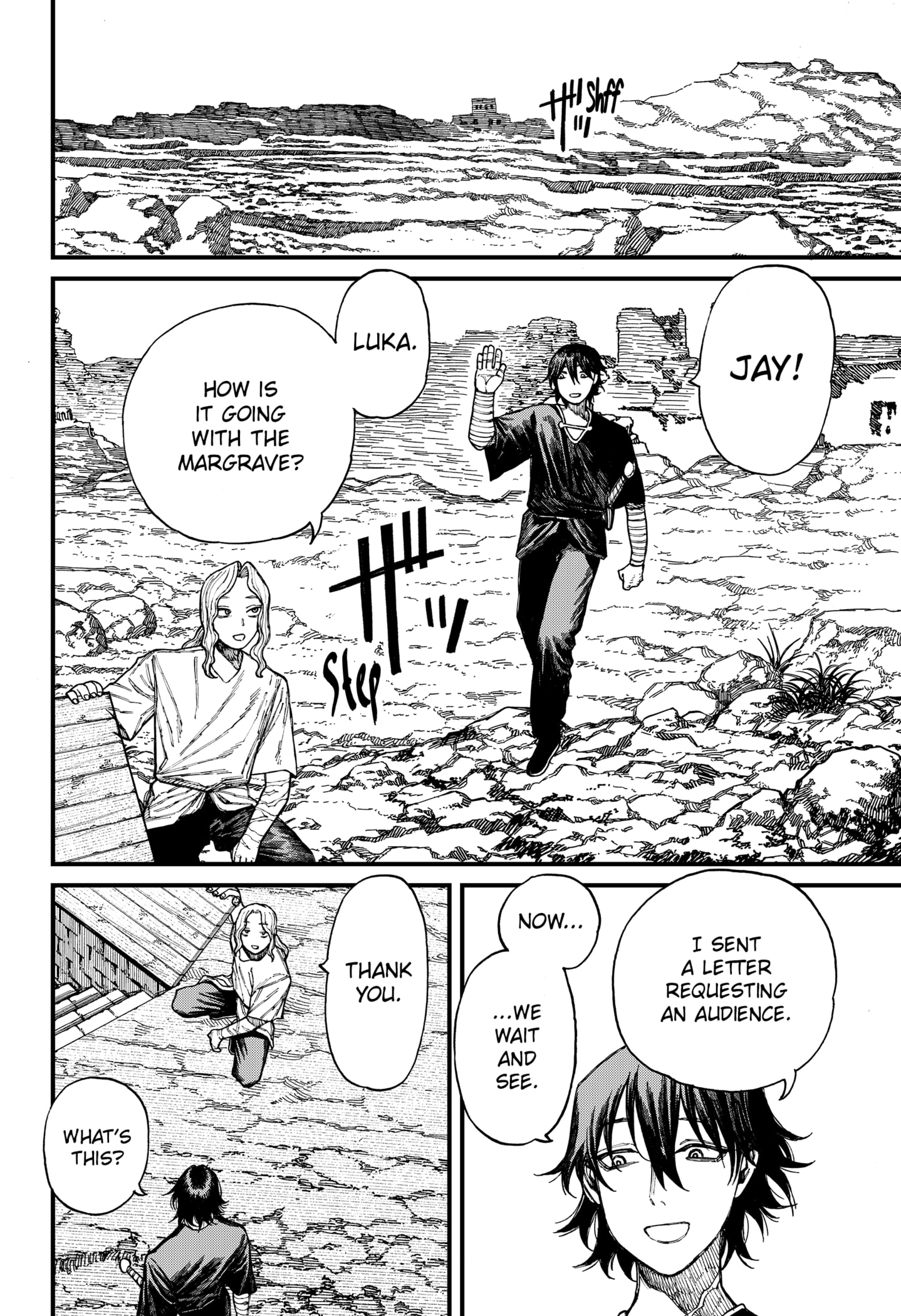 Centuria Manga Chapter 39 page 2 - Child and Mother scene