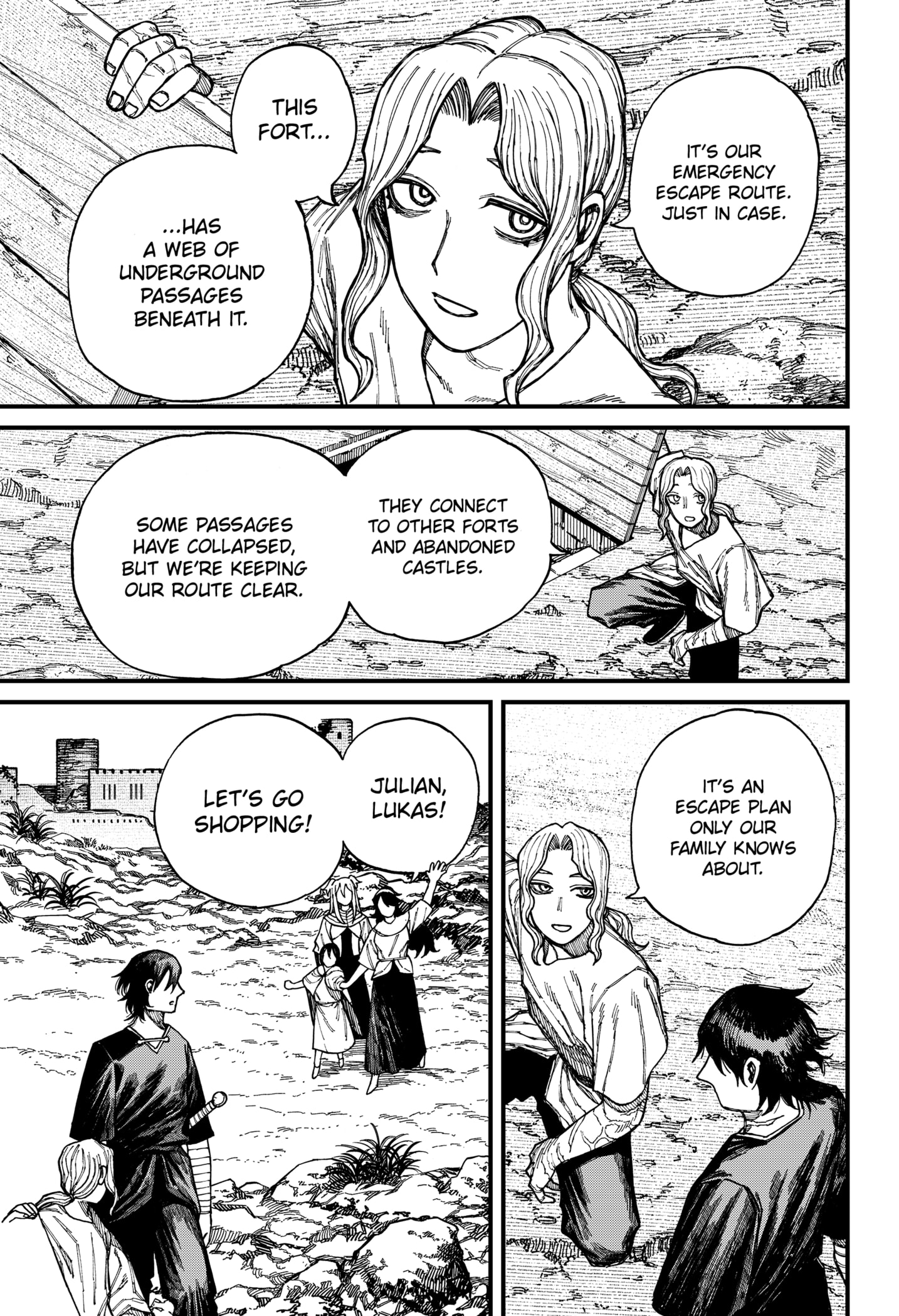 Centuria Manga Chapter 39 page 3 - Child and Mother scene