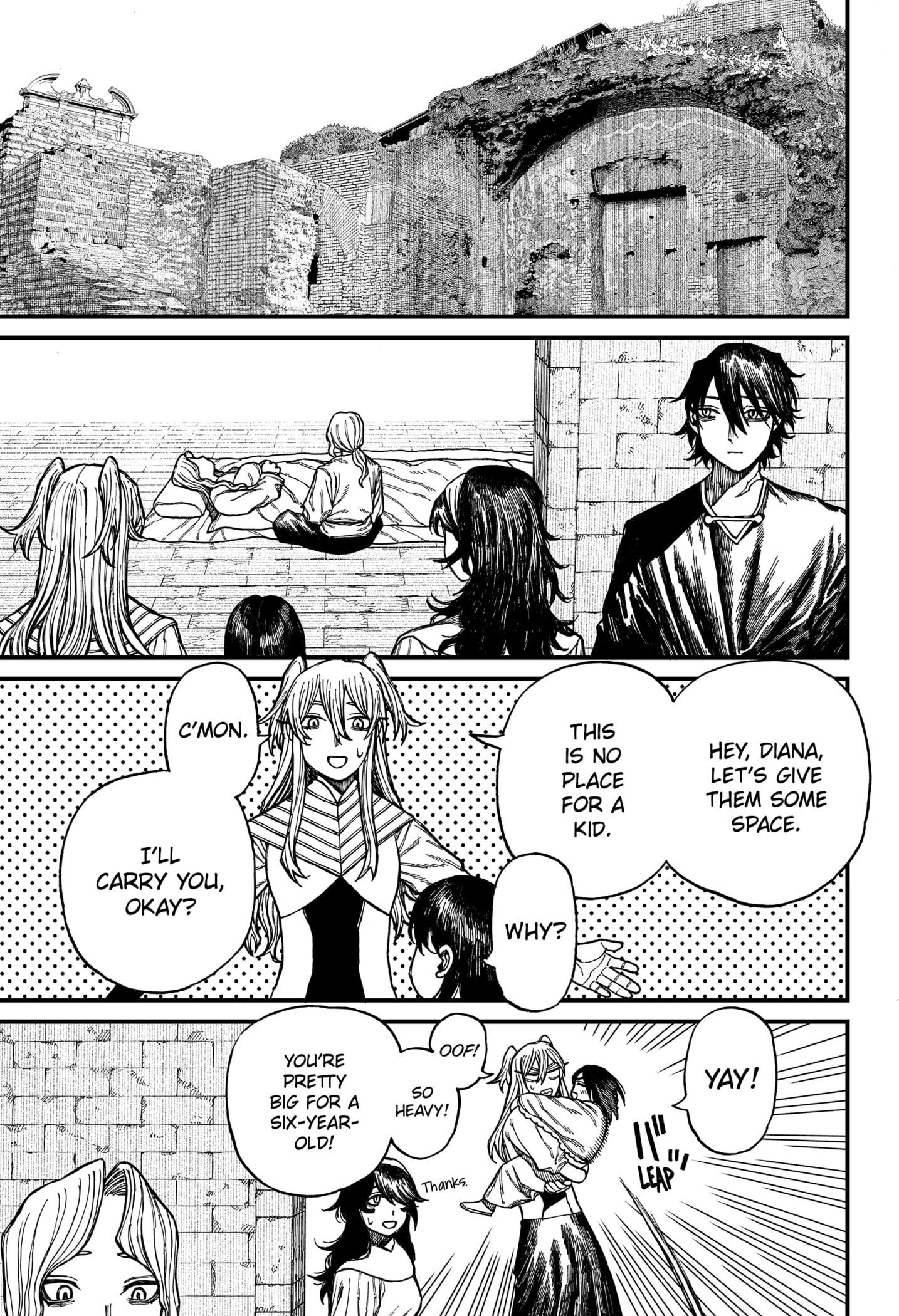 Centuria Manga Chapter 39 page 9 - Child and Mother scene