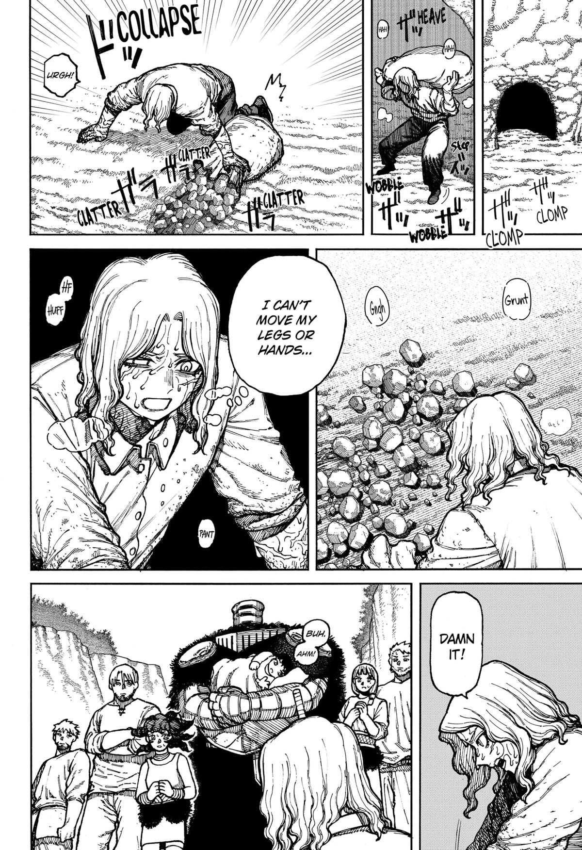 Centuria Manga Chapter 4 page 8 - Villagers scene