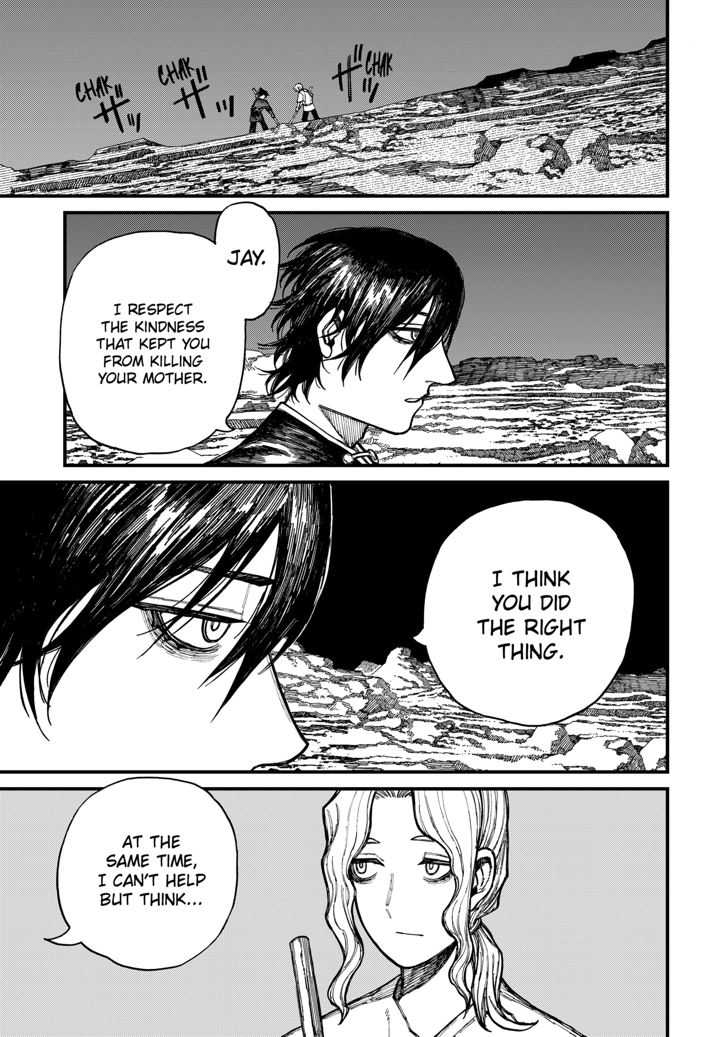 Centuria Manga Chapter 40 page 11 - Inner Flames scene