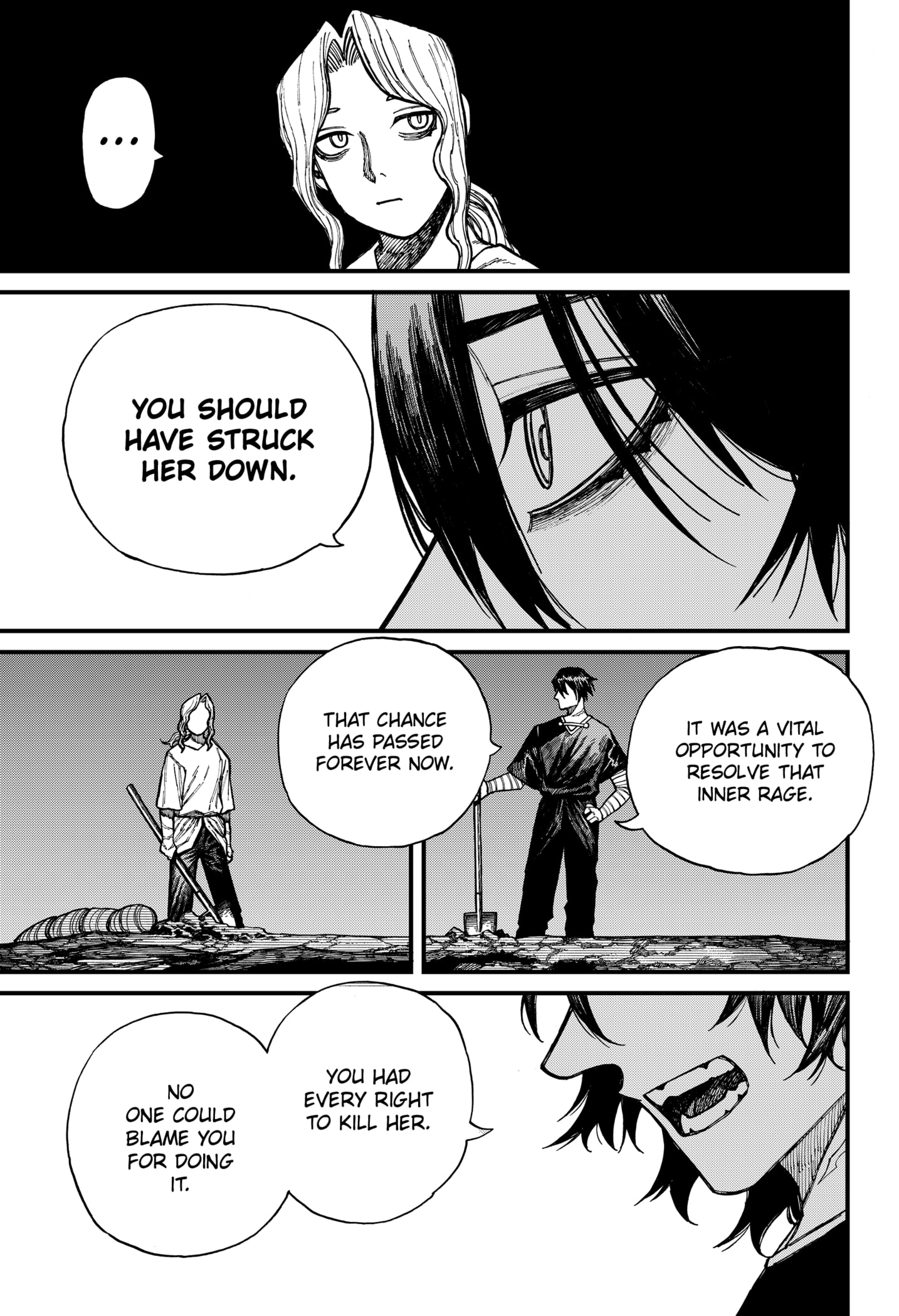 Centuria Manga Chapter 40 page 13 - Inner Flames scene